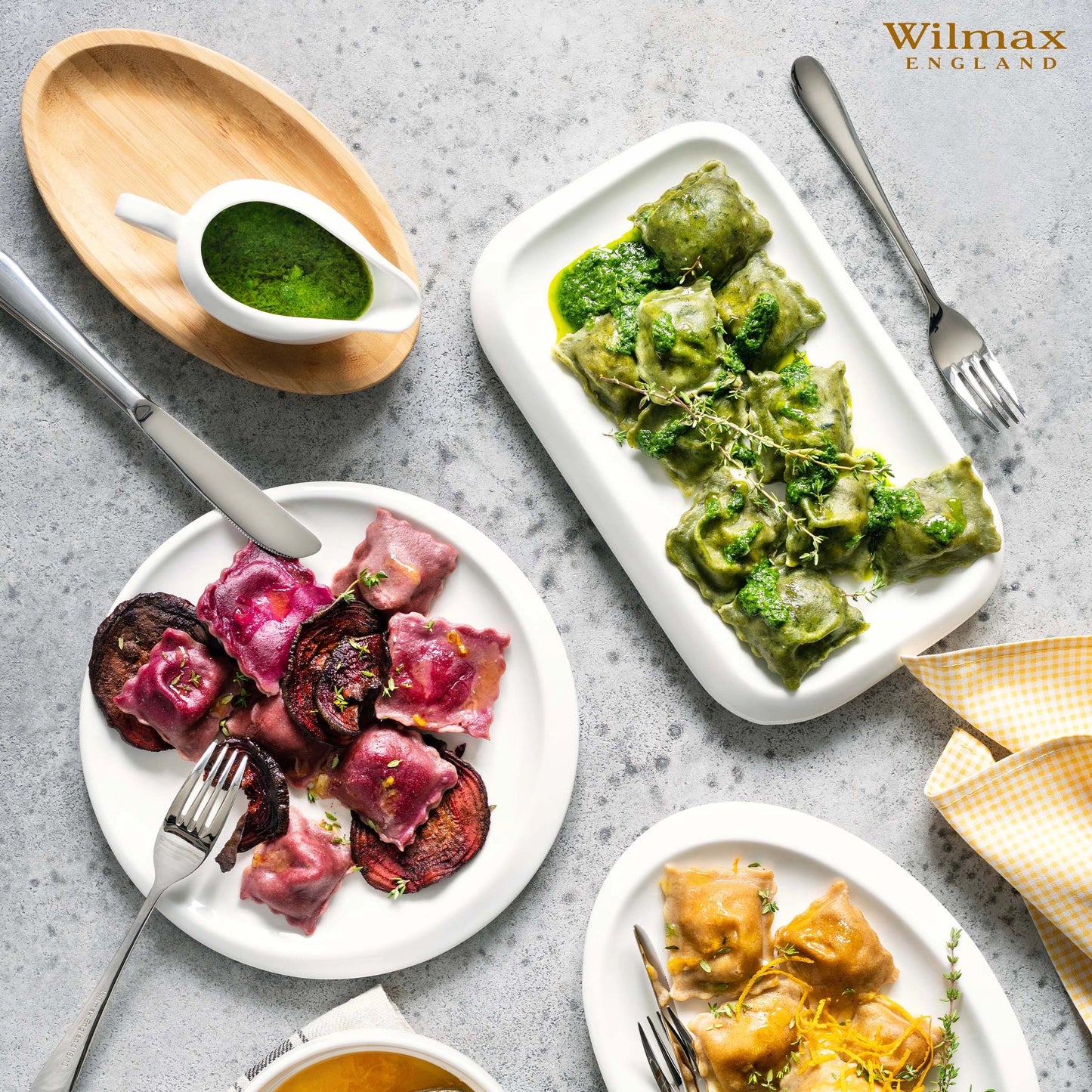 Wilmax Sauciere, 100 ml, Porzellan, WL-996014/A