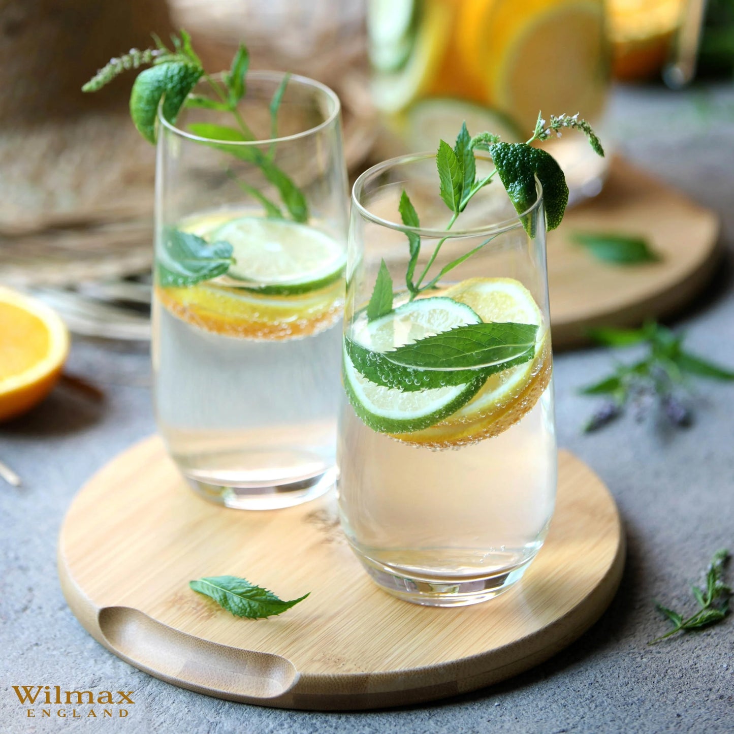 Wilmax Long Drink Glass Set, 500 ml, 2 bowls, WL-888052/2C