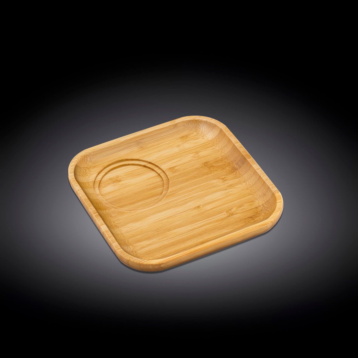 Wilmax Bamboe Onderbordje 17,5x17,5 cm Natuur