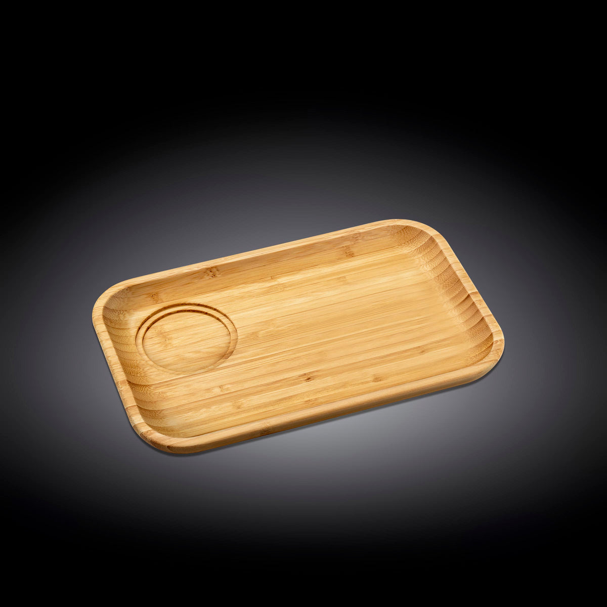 Wilmax Bamboe Onderbord 28x17,5 cm Natuur