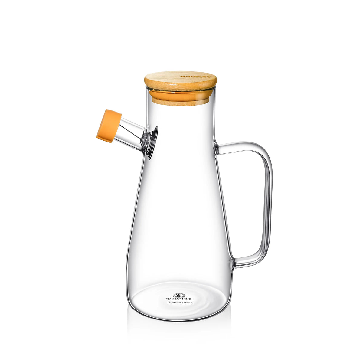 Wilmax Glazen Olieflfles 900ml Schenktuit Filter