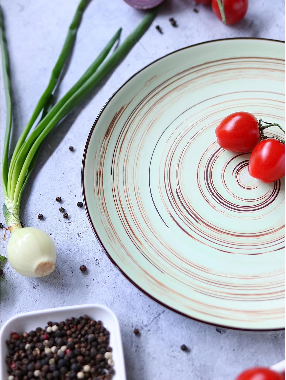 Wilmax Teller, 20 cm, Pistaziengrün, Porzellan, WL-669112/A