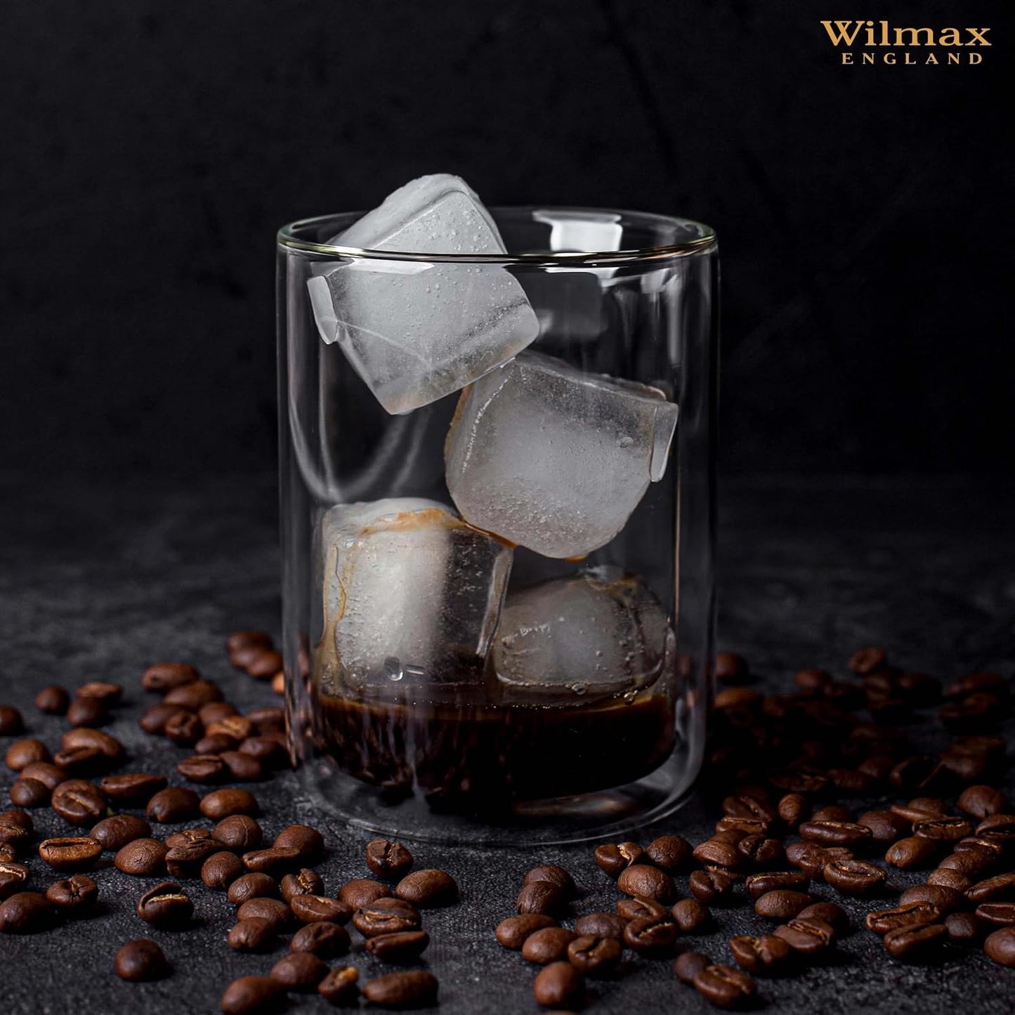 Wilmax Double-Walled Thermal Glass 400 ml Transparent