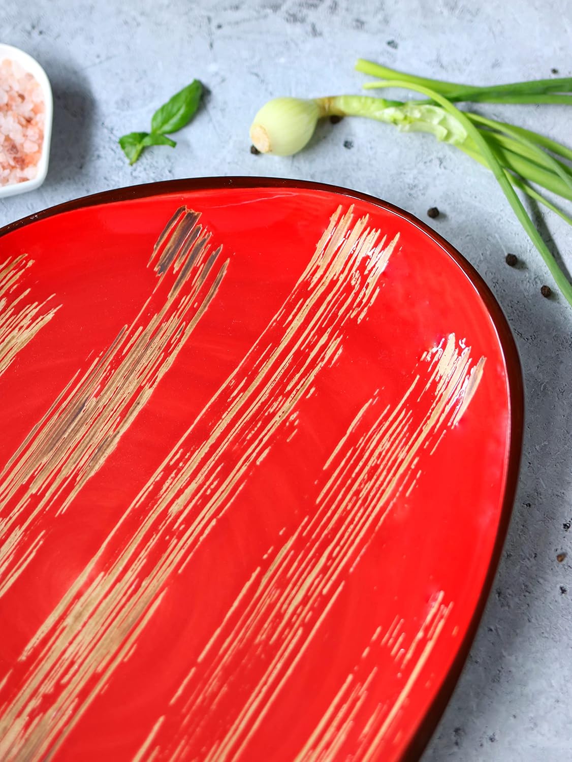 Wilmax Steinförmige Servierschale 33 x 24,5 cm, ColorBoom Kollektion WL-668242/A