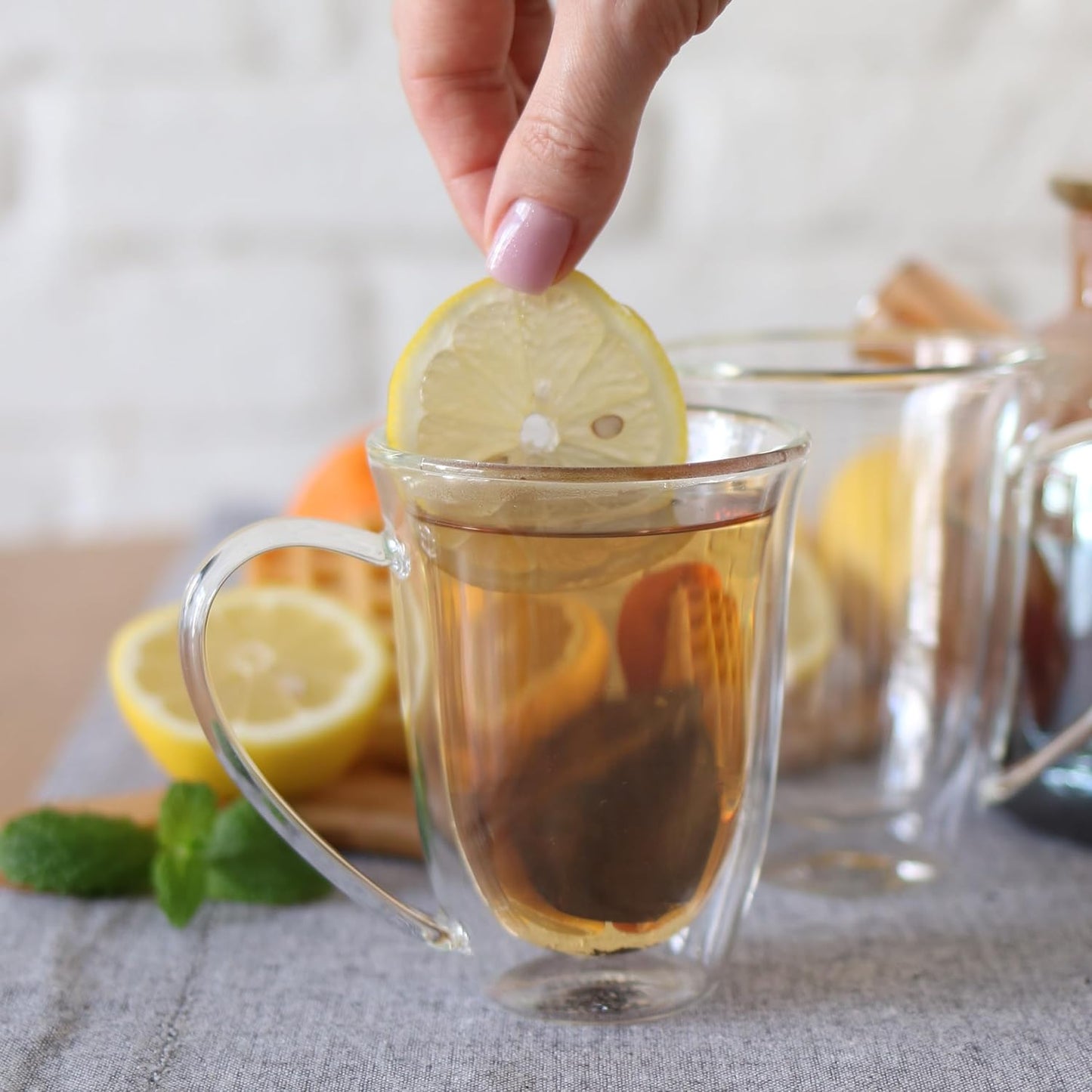 Wilmax Doppelwandige Tasse, 400 ml, 6er Set, WL-888727/A6