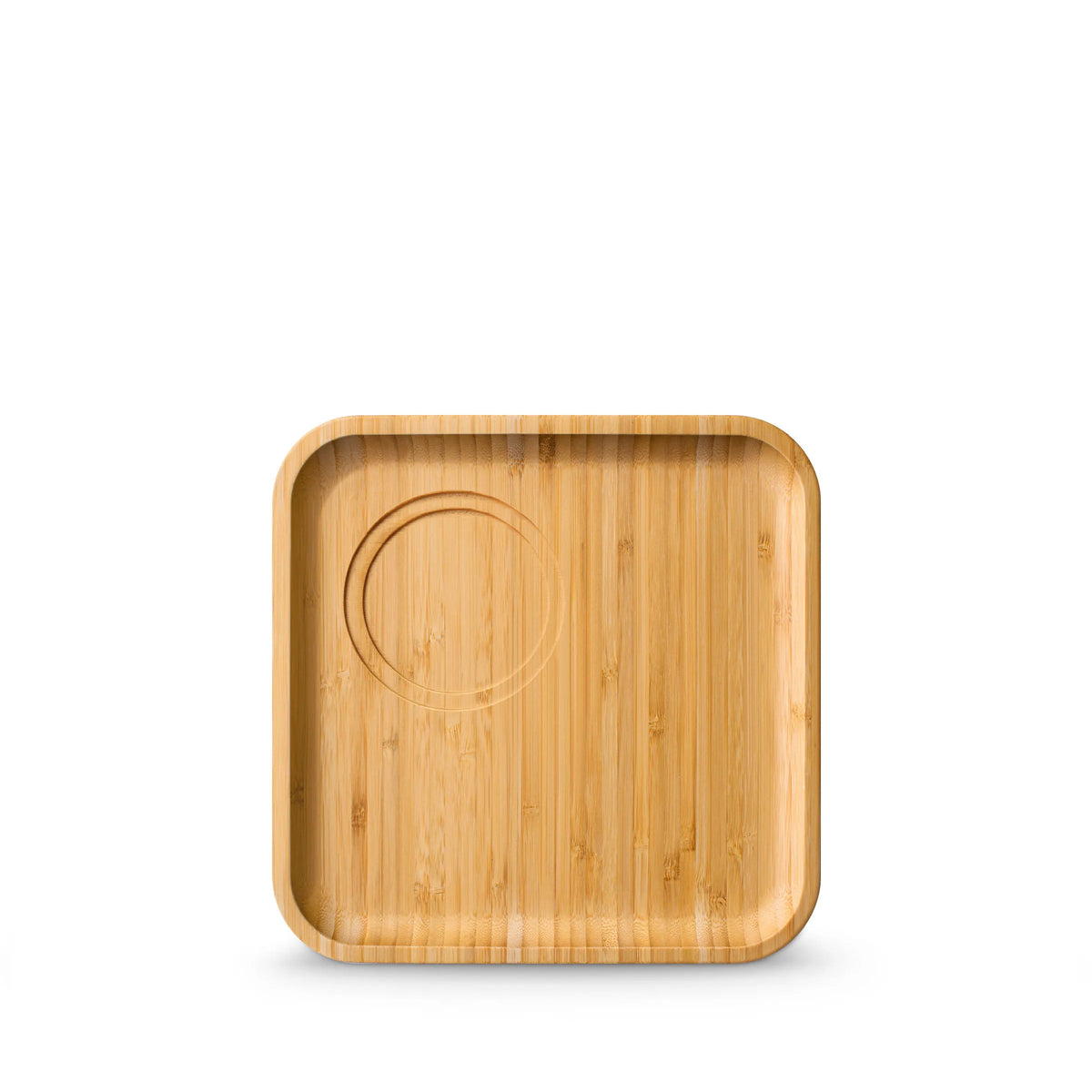 Wilmax Bamboe Onderbordje 17,5x17,5 cm Natuur