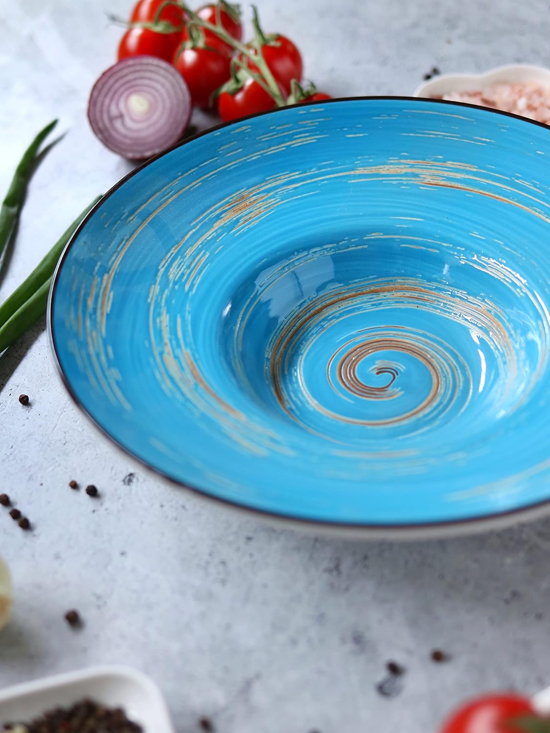 Wilmax Tiefer Teller 24 cm 200 ml Blau WL-669625/A