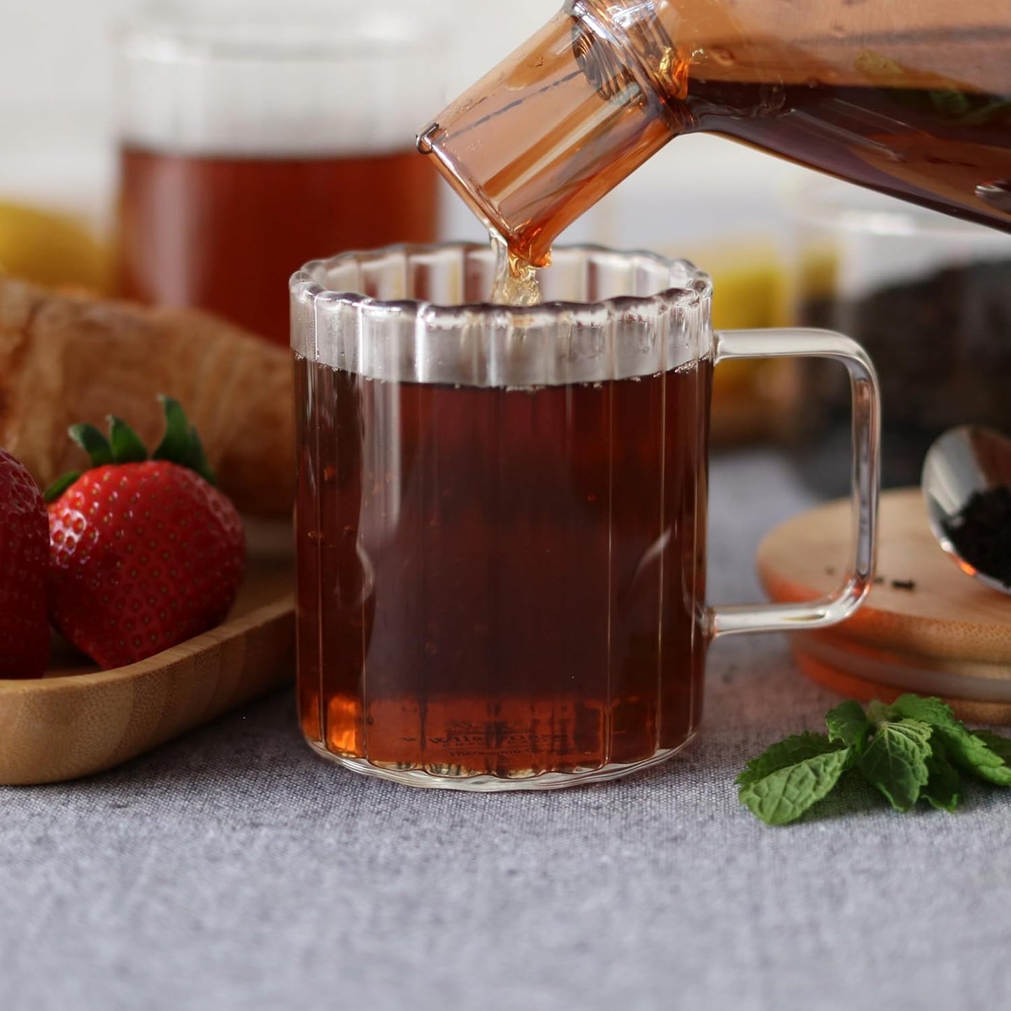 Wilmax Thermo Segment Mug 400 ml Glass WL-888617/A