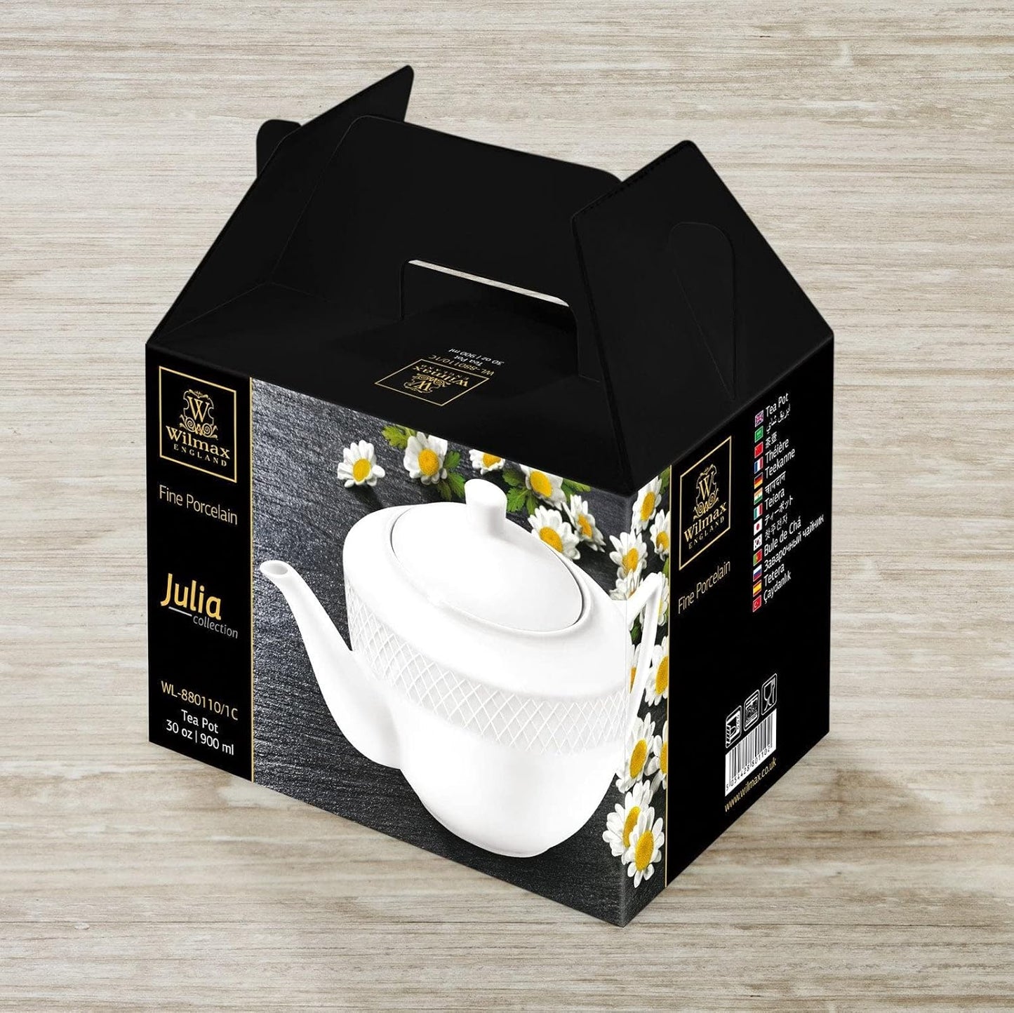Wilmax England Teapot 900 ml White Porcelain WL-880110/1C