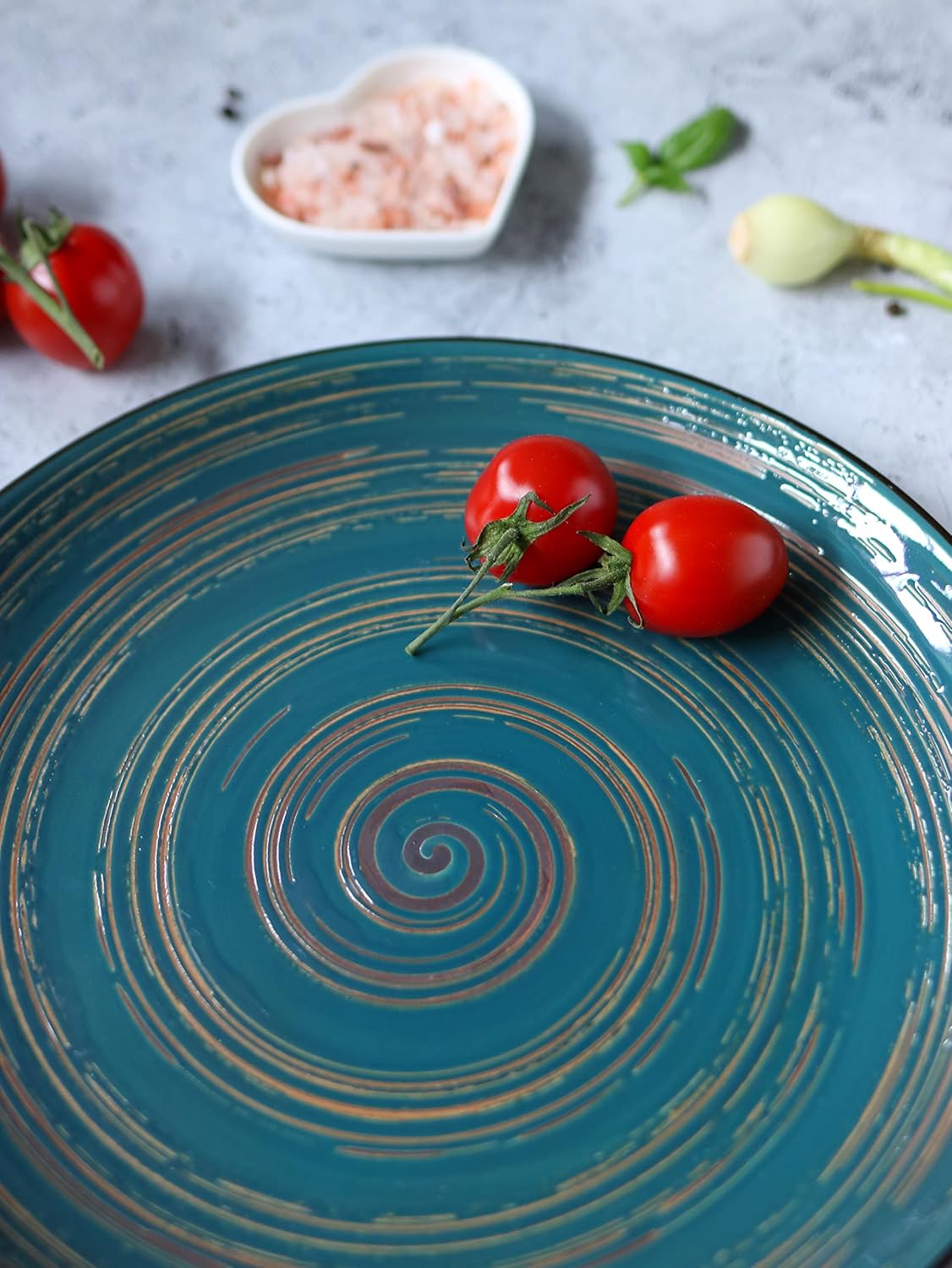 Wilmax Dessertteller COLORBOOM | 6er-Set | Ø 20 cm | Grün | WL-669512/A6