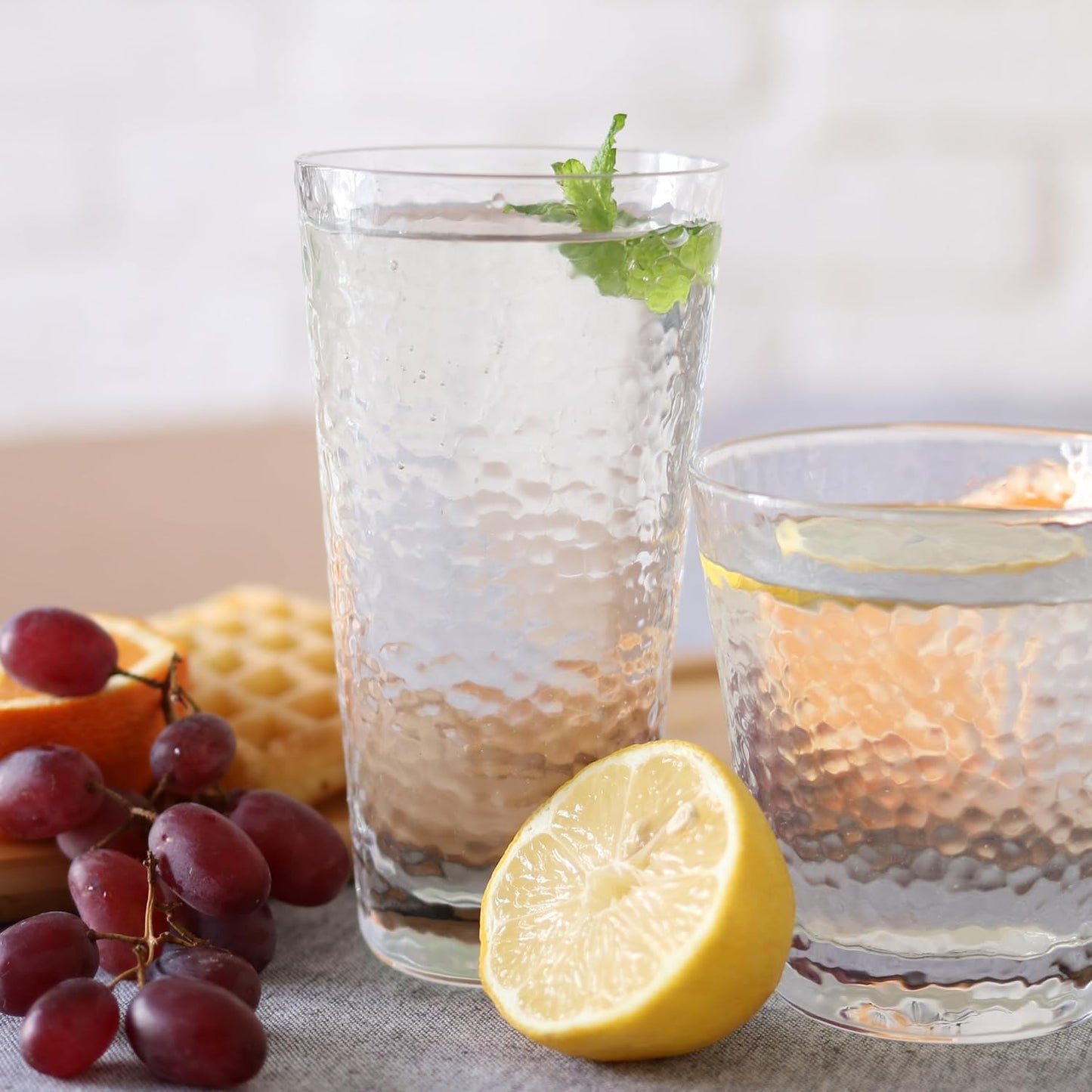 Wilmax Hammered Glass 450 ml Set of 6 WL-888630/A6