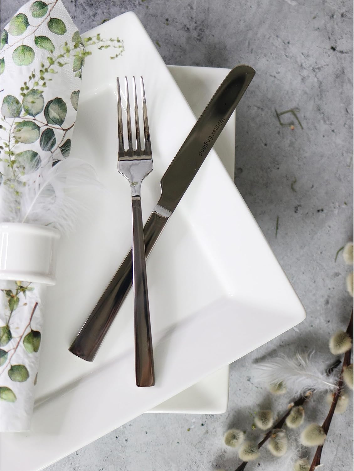 Wilmax Dessertmesser 21 cm aus Edelstahl, Miya Kollektion WL-999305/A