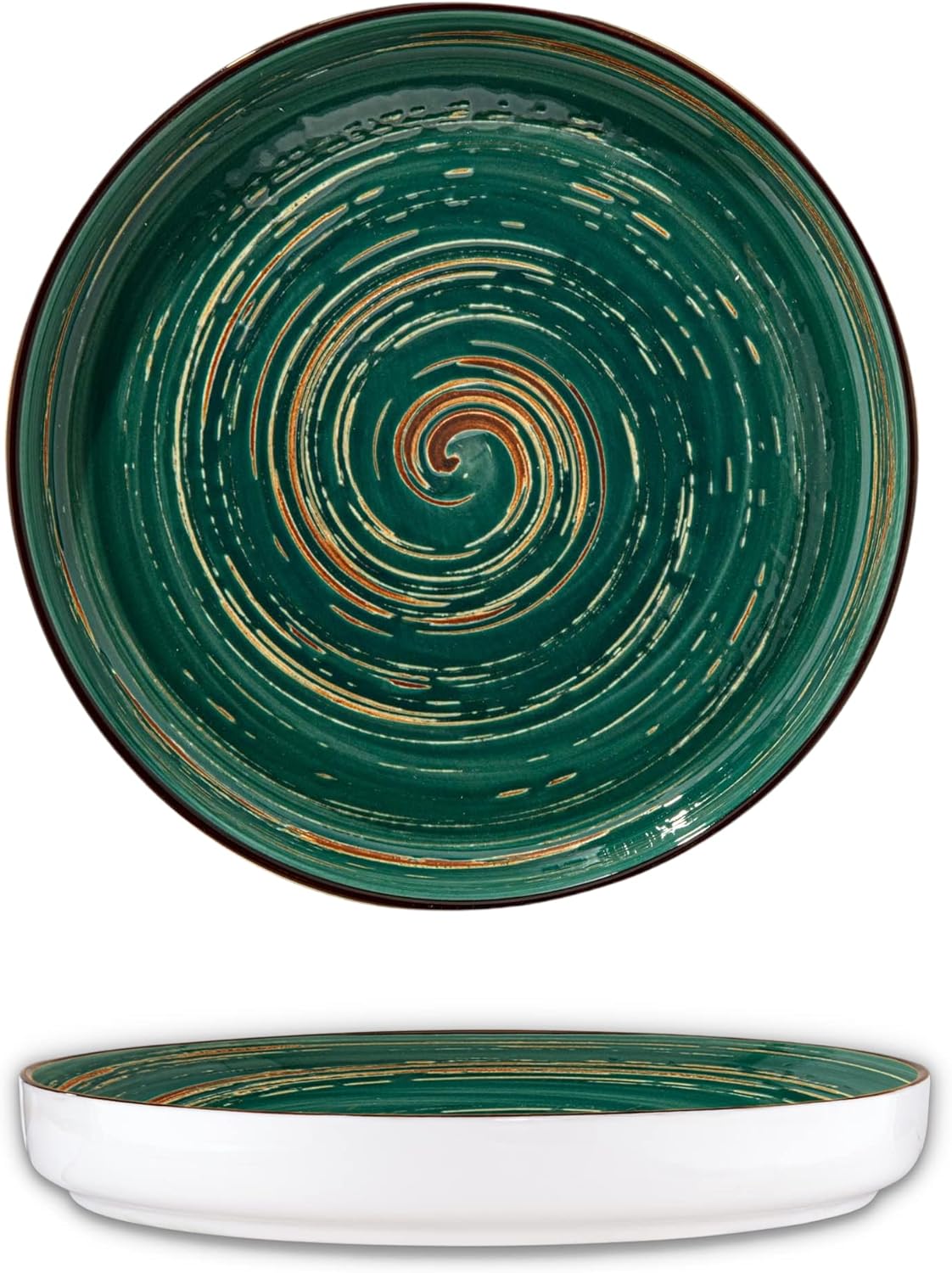 Wilmax Plate 28 cm Green Porcelain WL-669520/A
