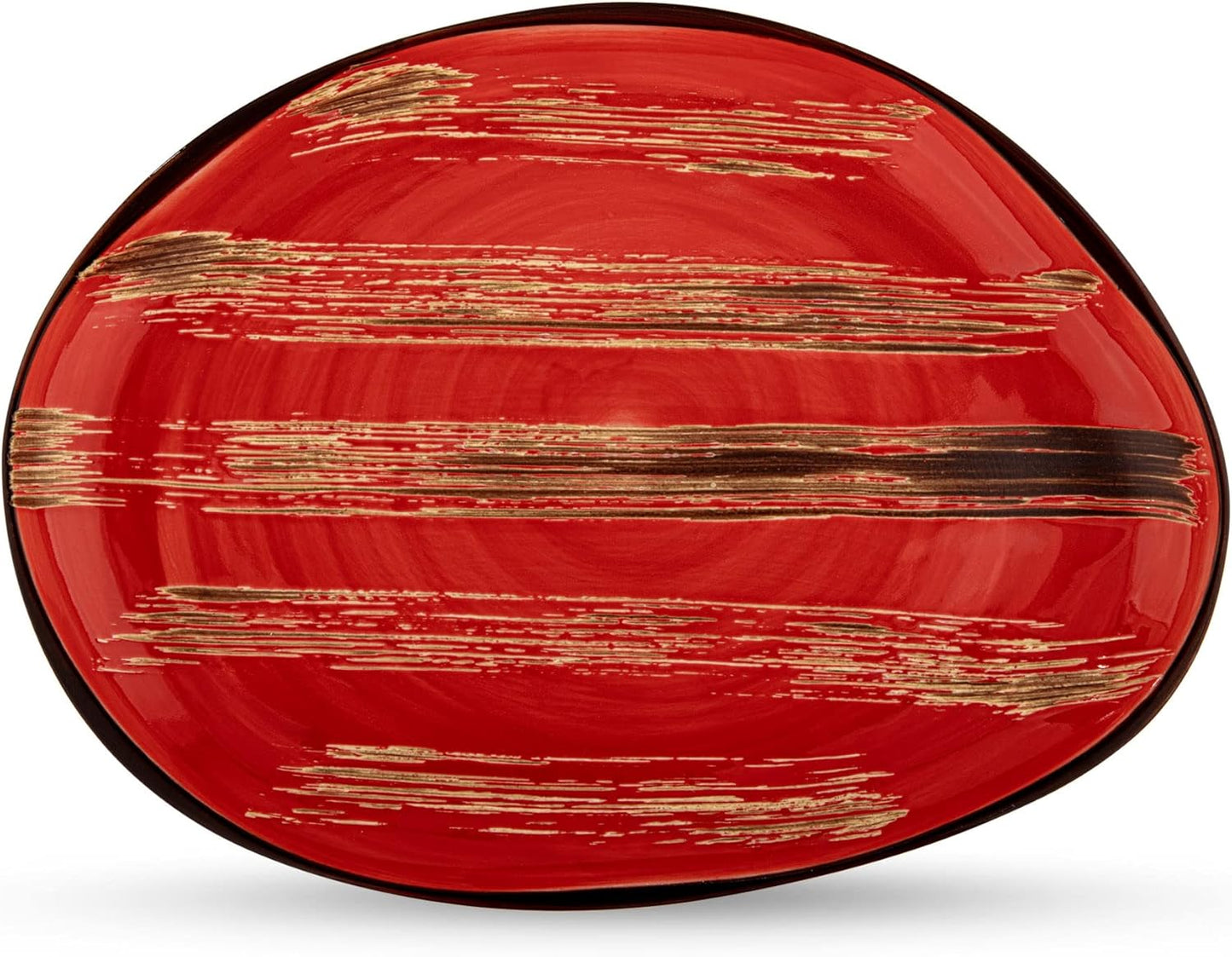 Wilmax Serveerblad 33x24,5 cm Rood Porselein WL-668242/A