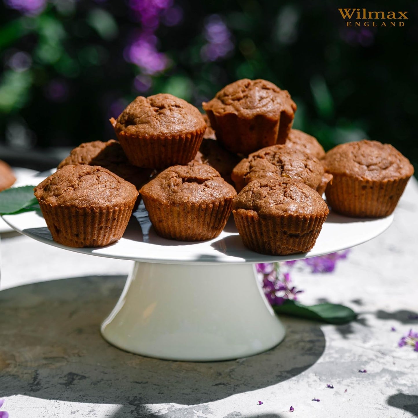 Wilmax Porzellan Kuchenständer, Weiß, 25 cm – WL-996128/A