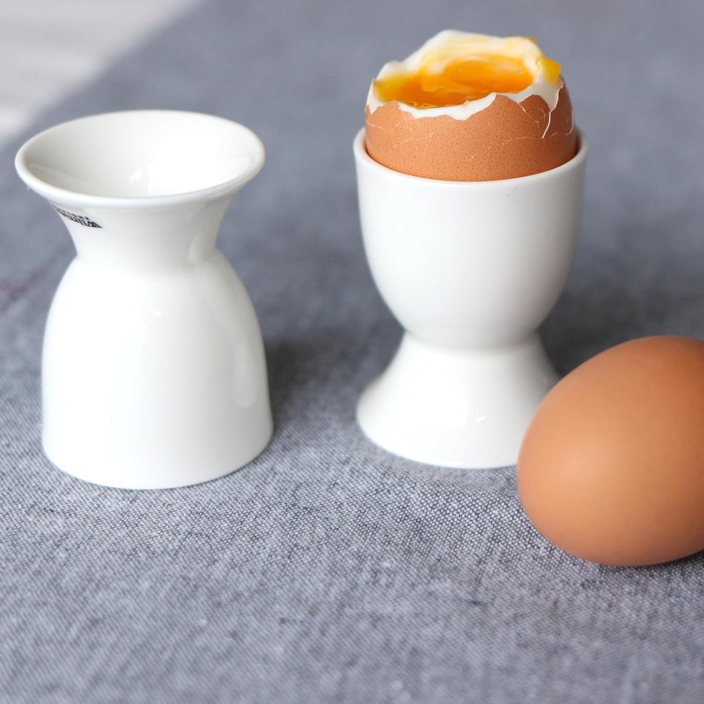 Wilmax Eierbecher aus Porzellan, 6-teiliges Set WL-996127/A6