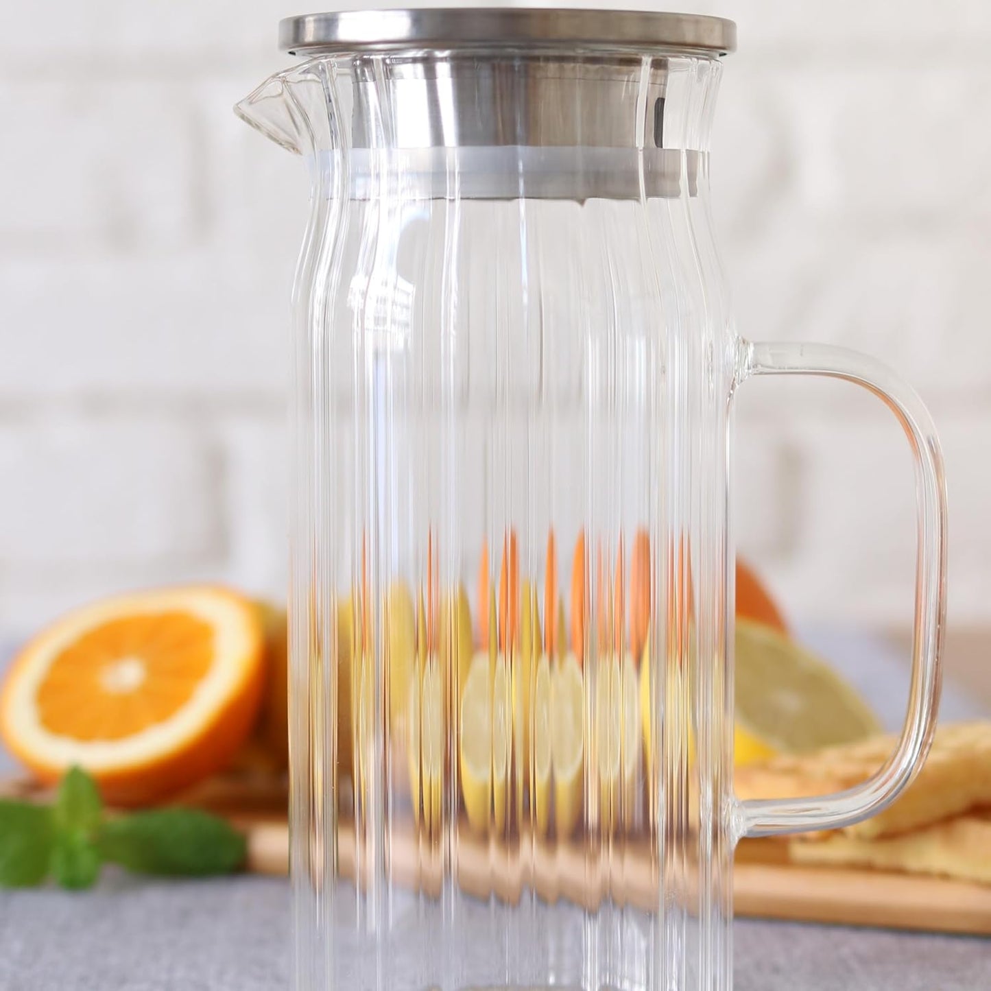 Wilmax Gläser- & Karaffen-Set, 6 Gläser & 1 Karaffe, WL-888220/A-888625/A6