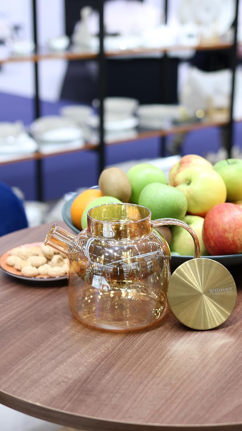 Wilmax Teekanne 1200 ml mit Edelstahl-Deckel – WL-888826003/A