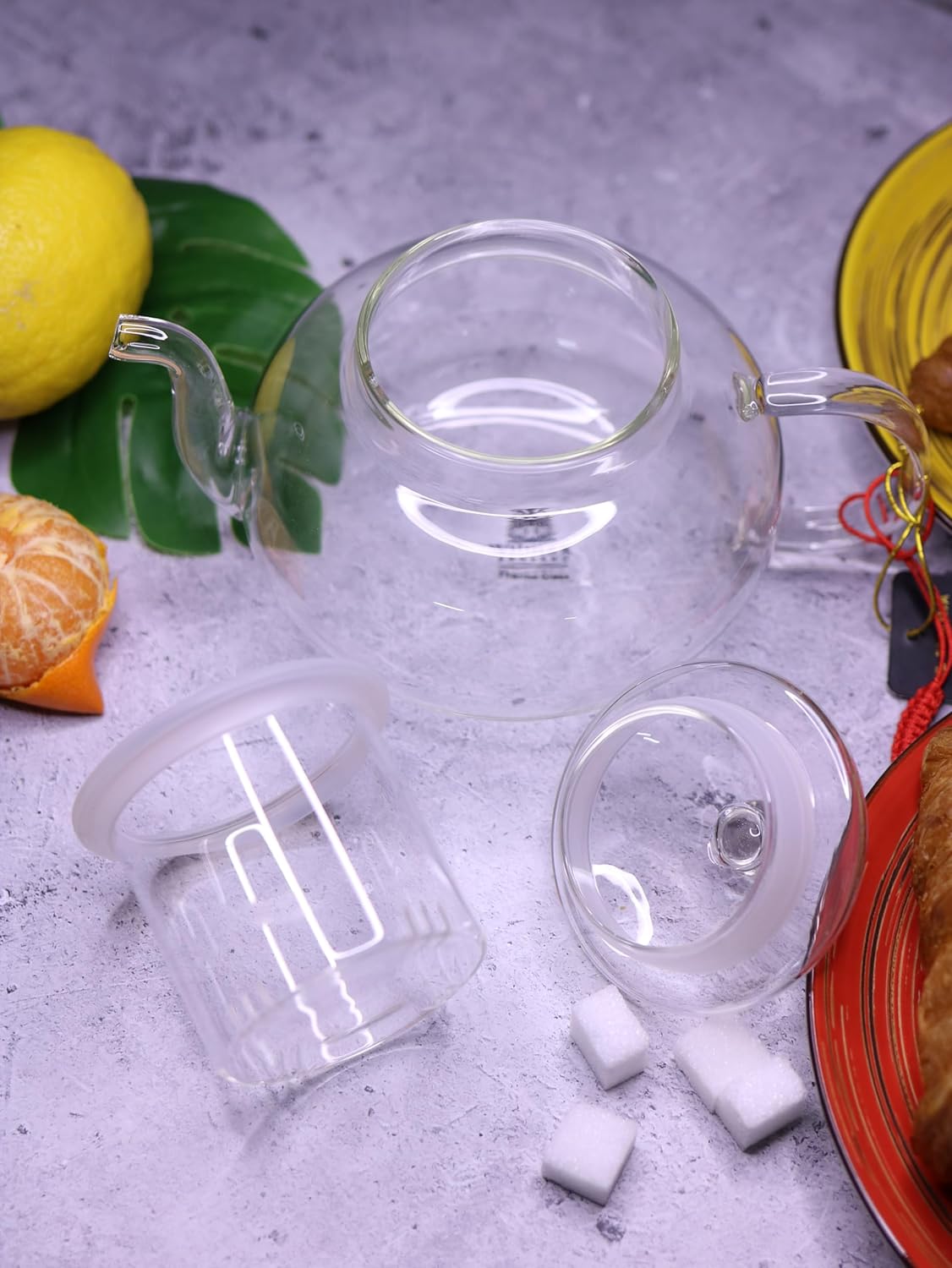 Wilmax Glass Teapot 700 ml with Lid Transparent
