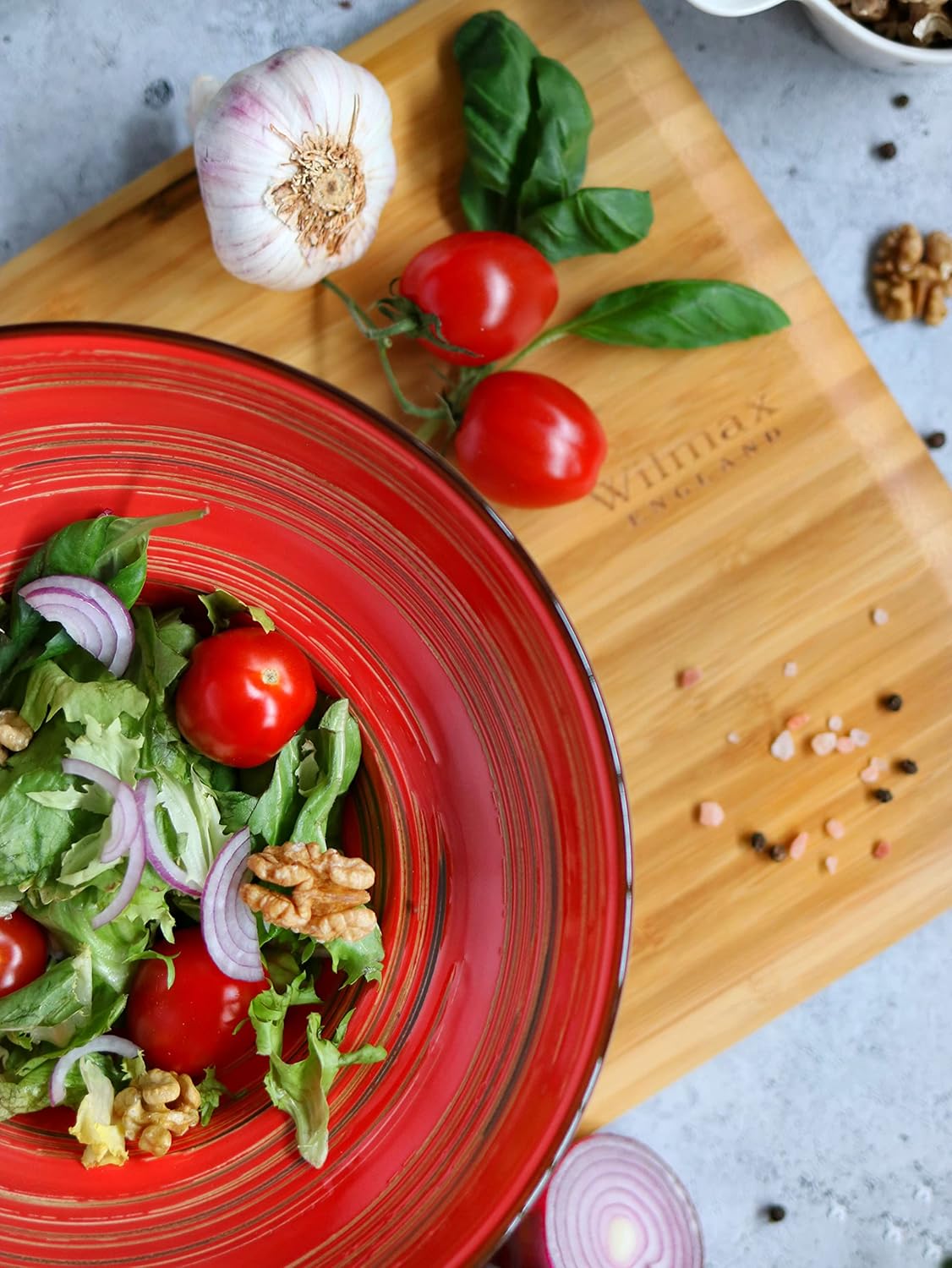 Wilmax Tiefe Porzellanplatte, 22,5 cm, 1100 ml, 2er Set, WL-669223/A2