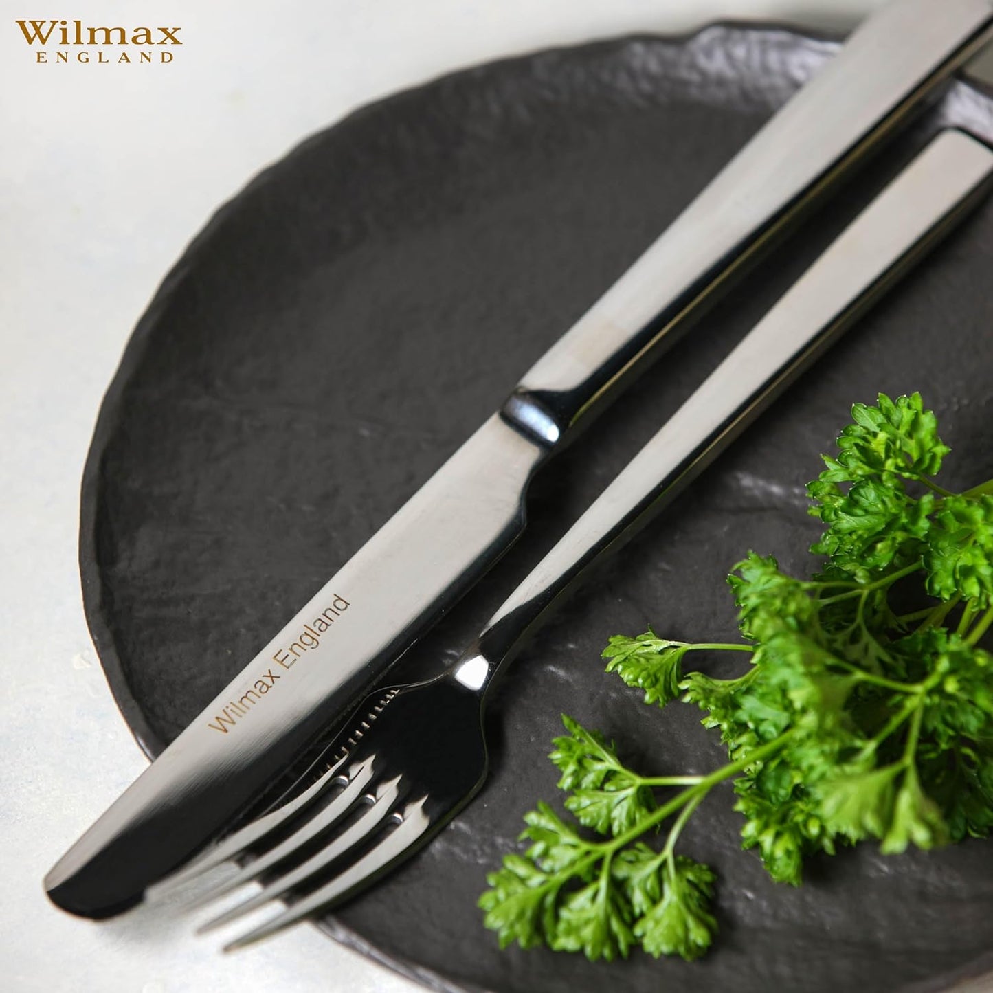 Wilmax Dinner Knife 23 cm aus Edelstahl, elegantes Tafelmesser – WL-999301/A
