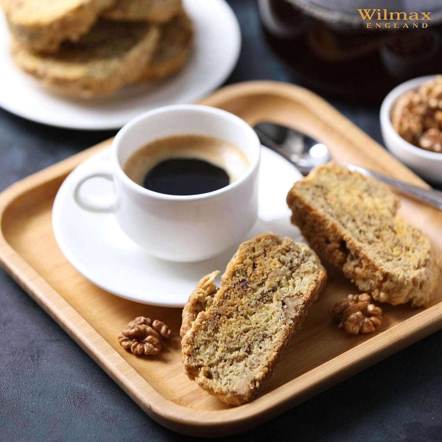 Wilmax Bambus Counter, 20.5 x 20.5 cm, 2er Set, WL-771021/A2