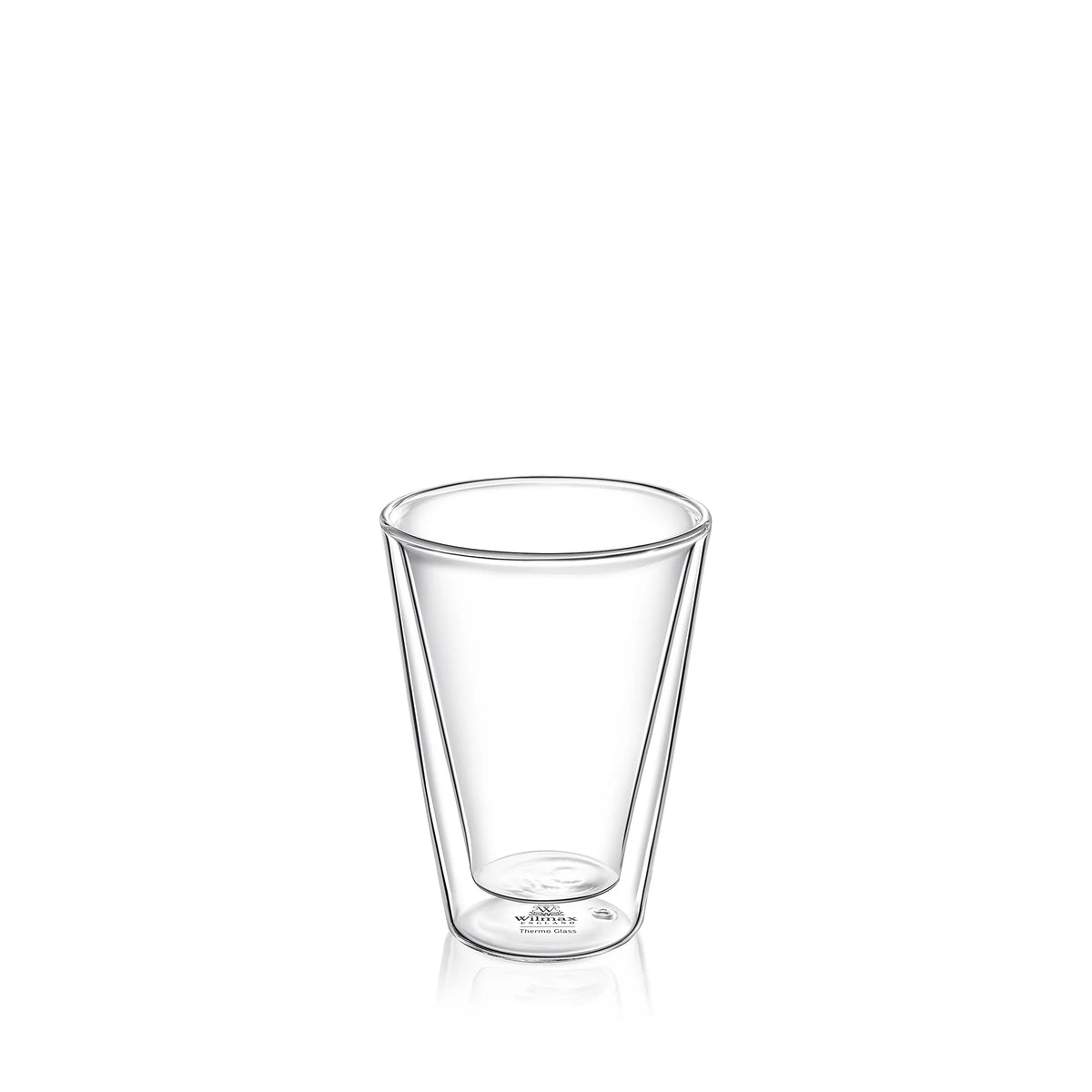 Wilmax Dubbelwandig Glas 200 ml Transparant