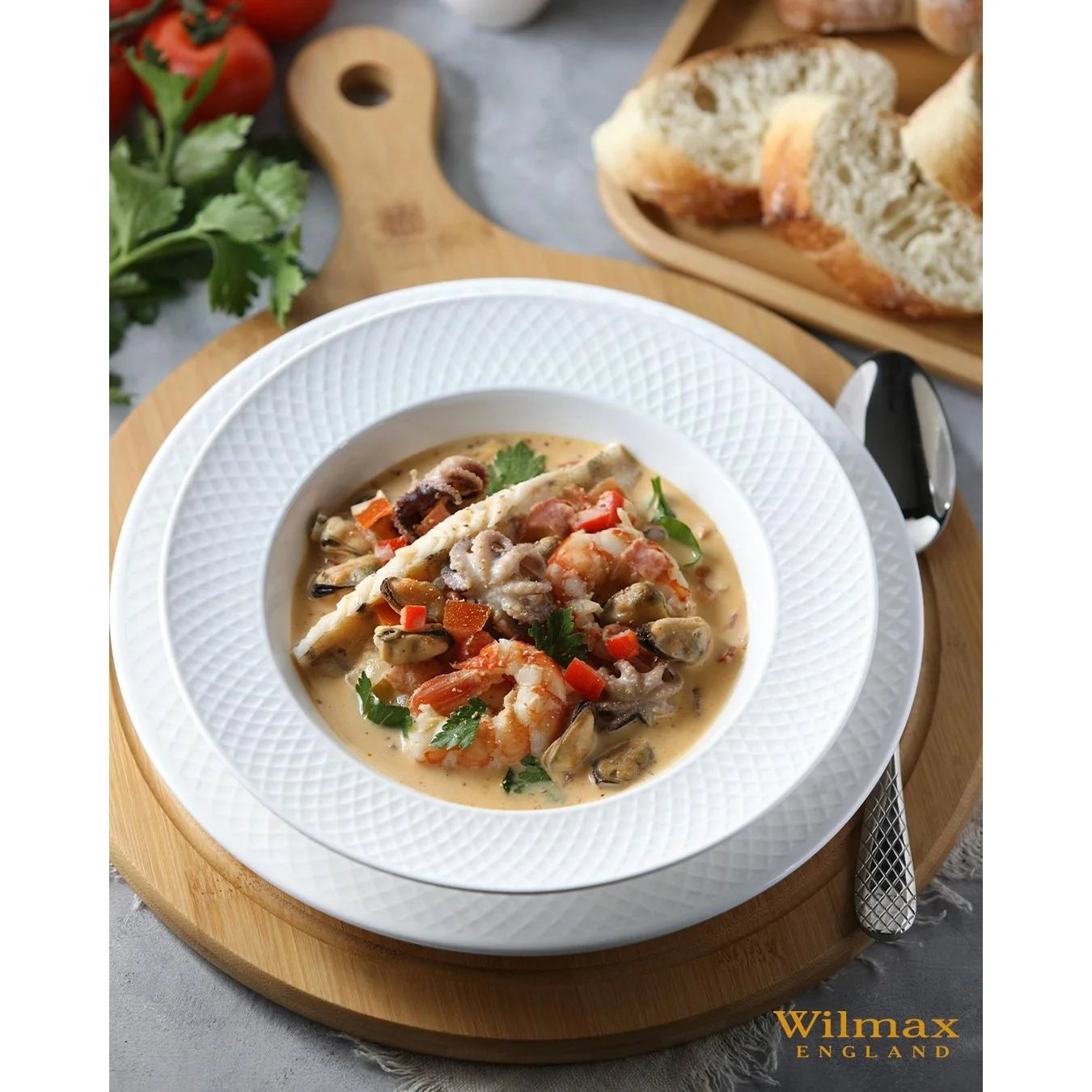 Wilmax Deep Plate 22.5 cm White Porcelain WL-880101303/A