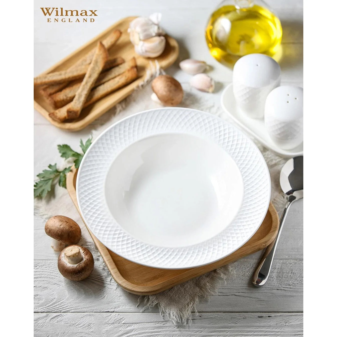 Wilmax Deep Plate 22.5 cm White Porcelain WL-880101303/A