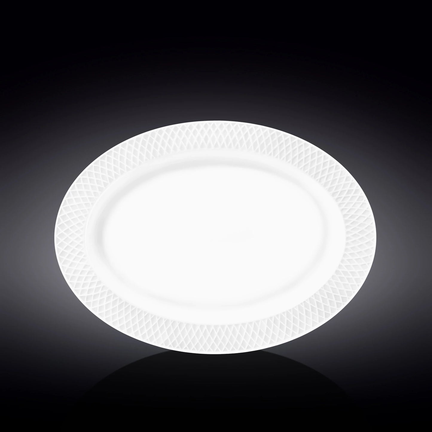 Wilmax Ovaler Servierteller 35 x 25 cm Porzellan WL-880103/A