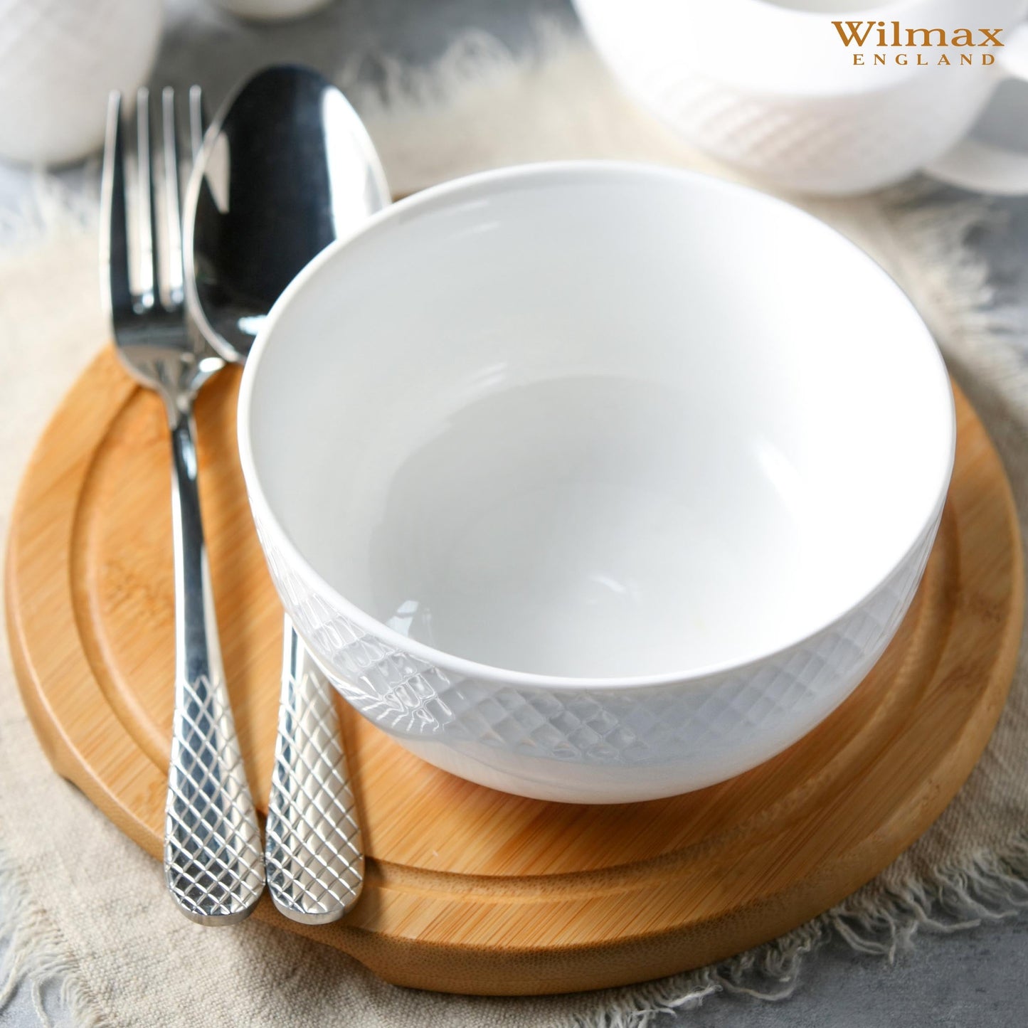 Wilmax Schaal 20 cm 1850 ml Wit Porselein