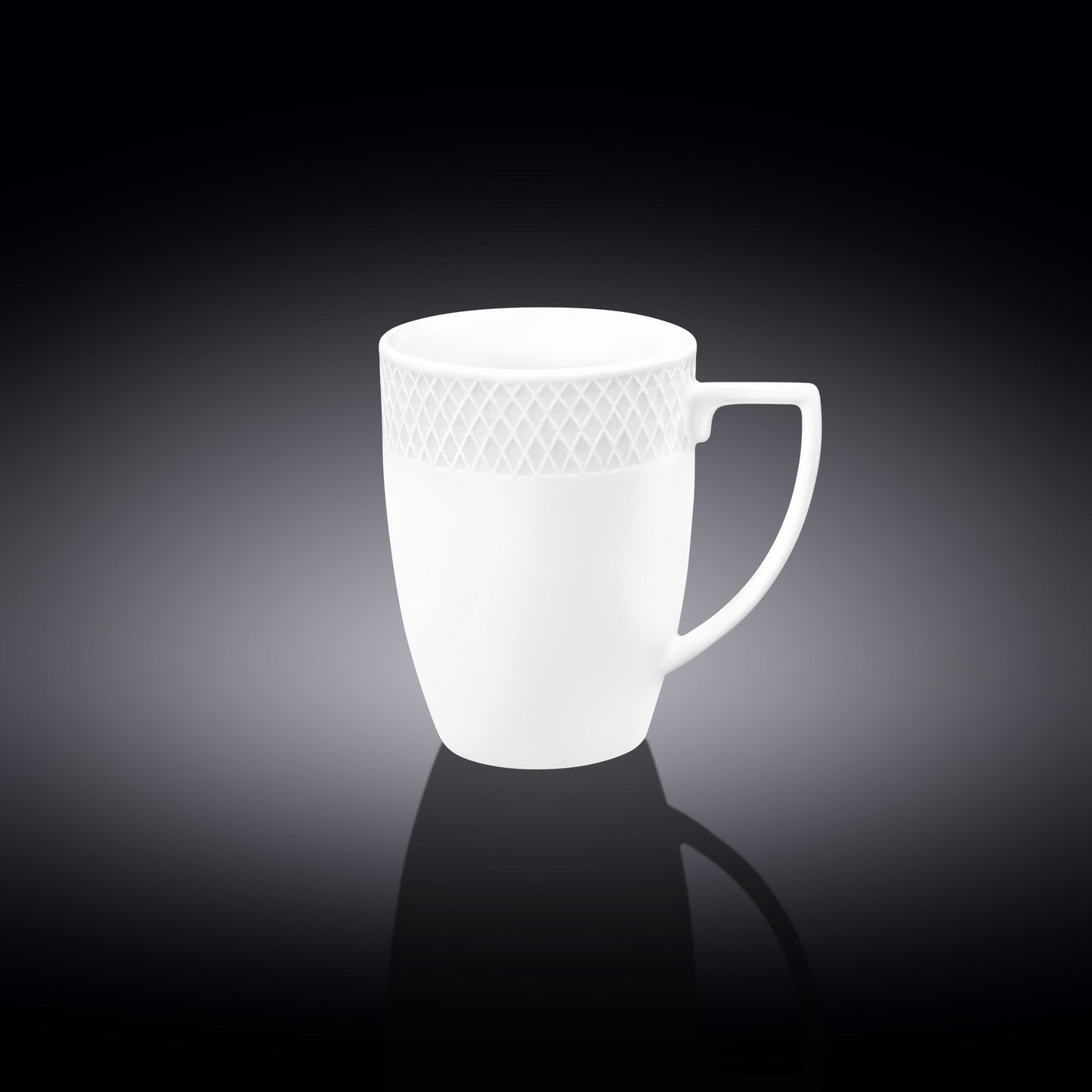 Wilmax England Mok 450 ml Wit Porselein 2-delige set