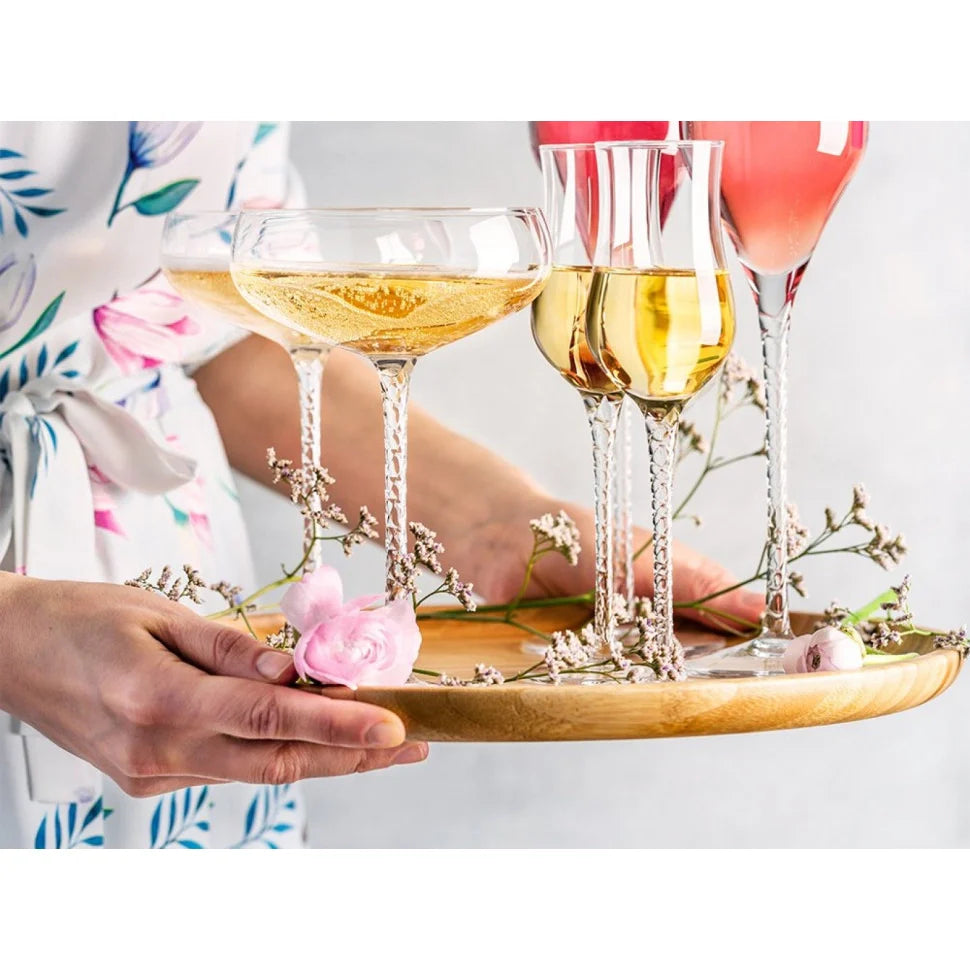 Wilmax Champagnergläser 2er-Set 300 ml, Glas Kristallin WL-888104/2C