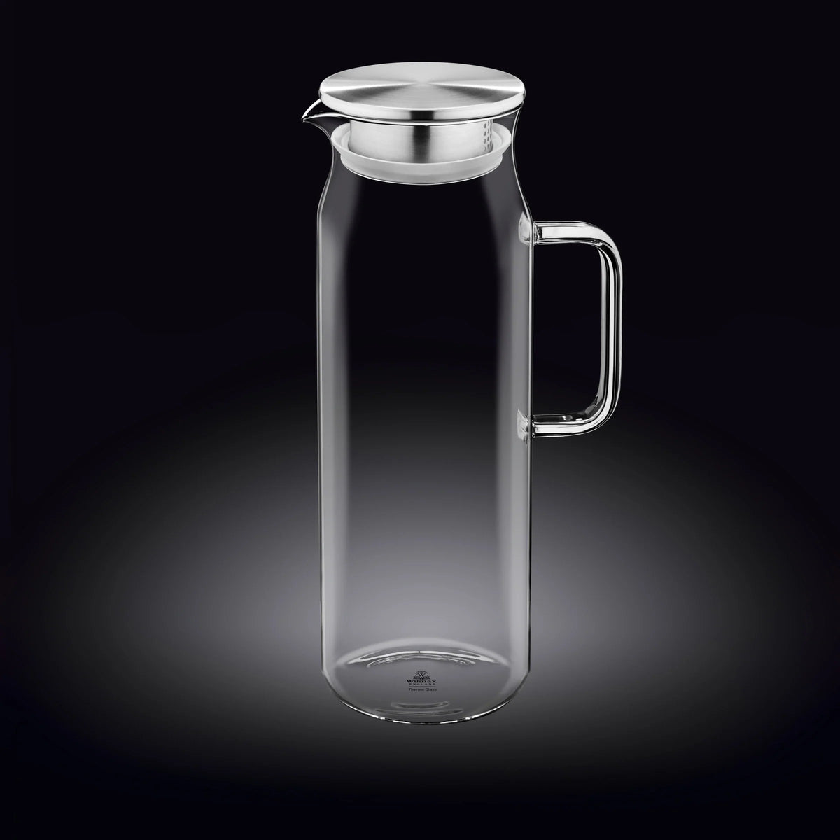 Wilmax England Kan 1500ml Thermoglas RVS Deksel
