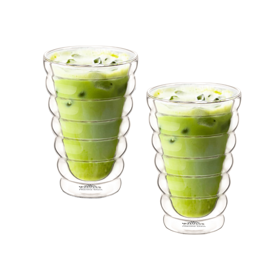 Wilmax Glas mit Doppelwand, 250 ml, 2er Set, WL-888416/A2