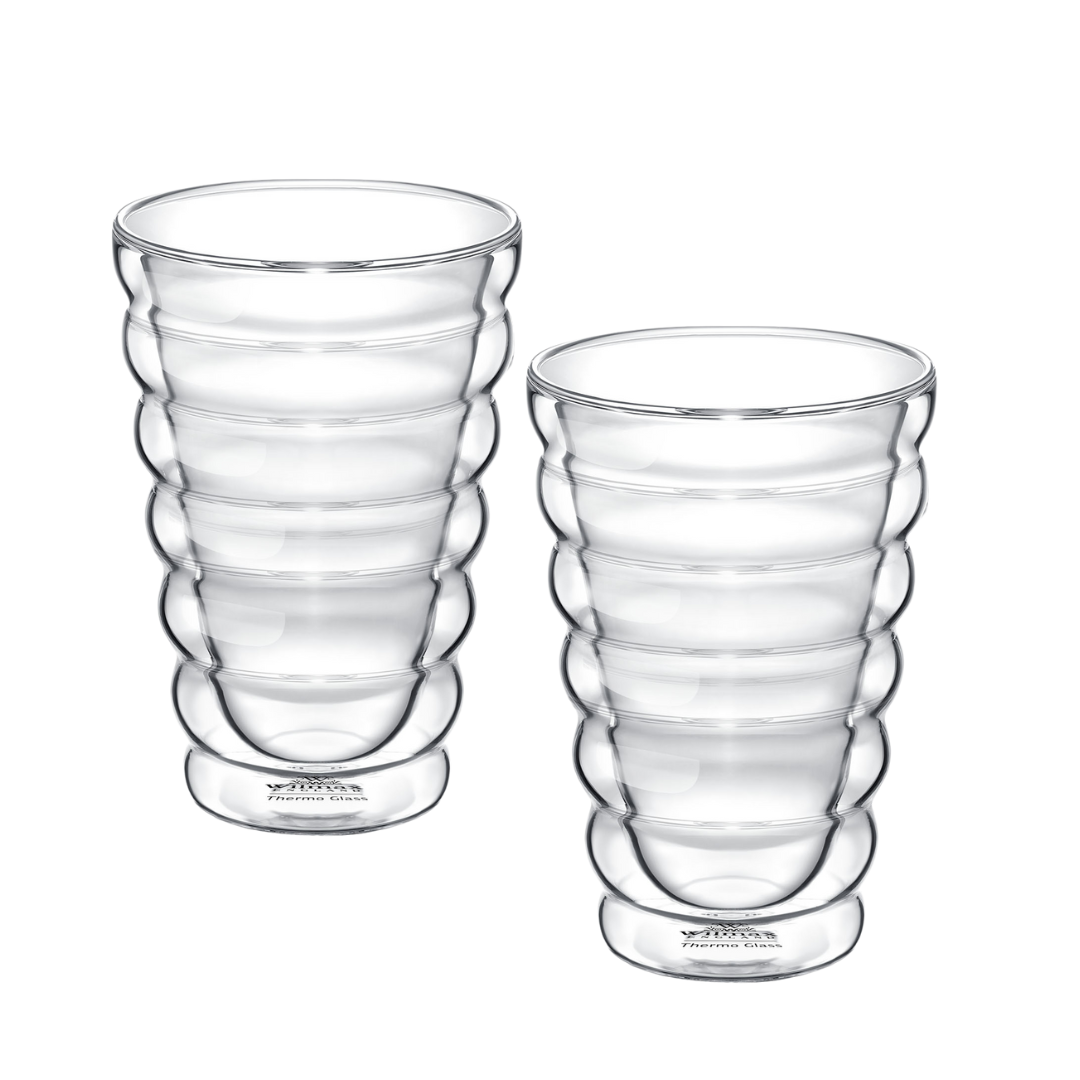 Wilmax Glas mit Doppelwand, 300 ml, 6er Set, WL-888417/A6