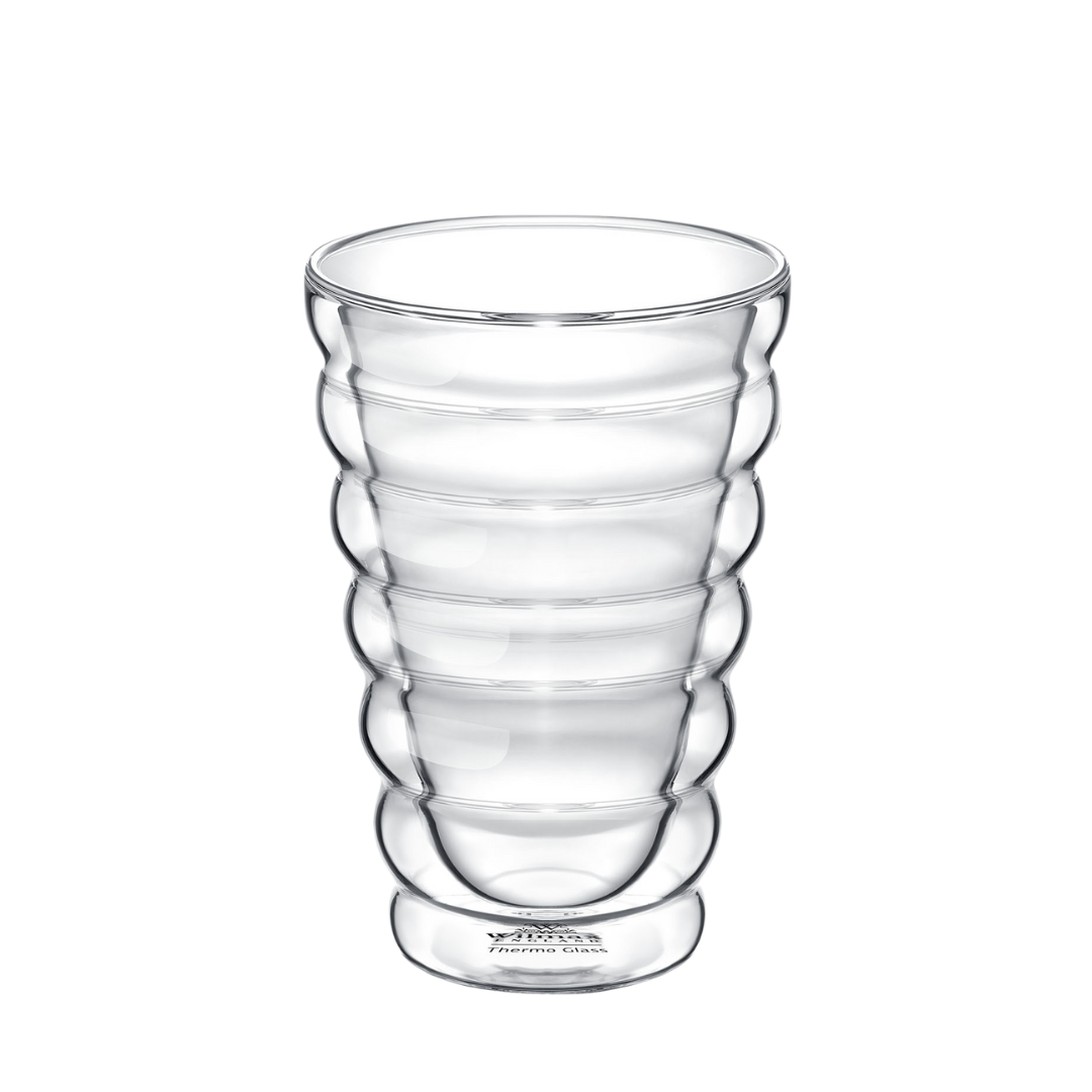 Wilmax Dubbelwandige Thermoglas Beker 400 ml Transparant