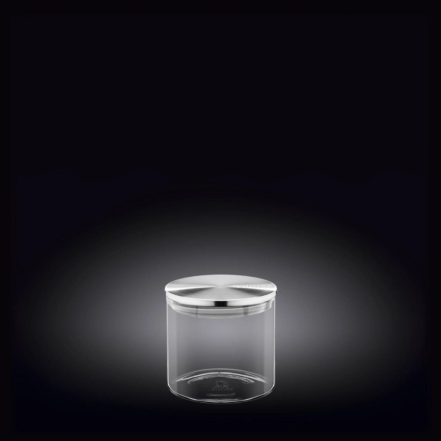 Wilmax England: 3x Voorraadpot 600ml RVS deksel WL-888512/A3
