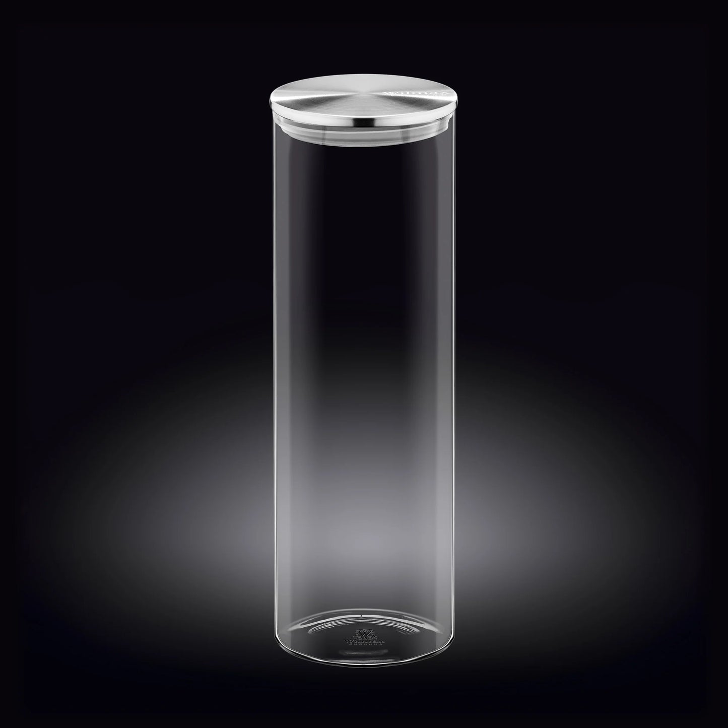 Wilmax Voorraadpot 2L, RVS Deksel, Transparant, WL-888520/A