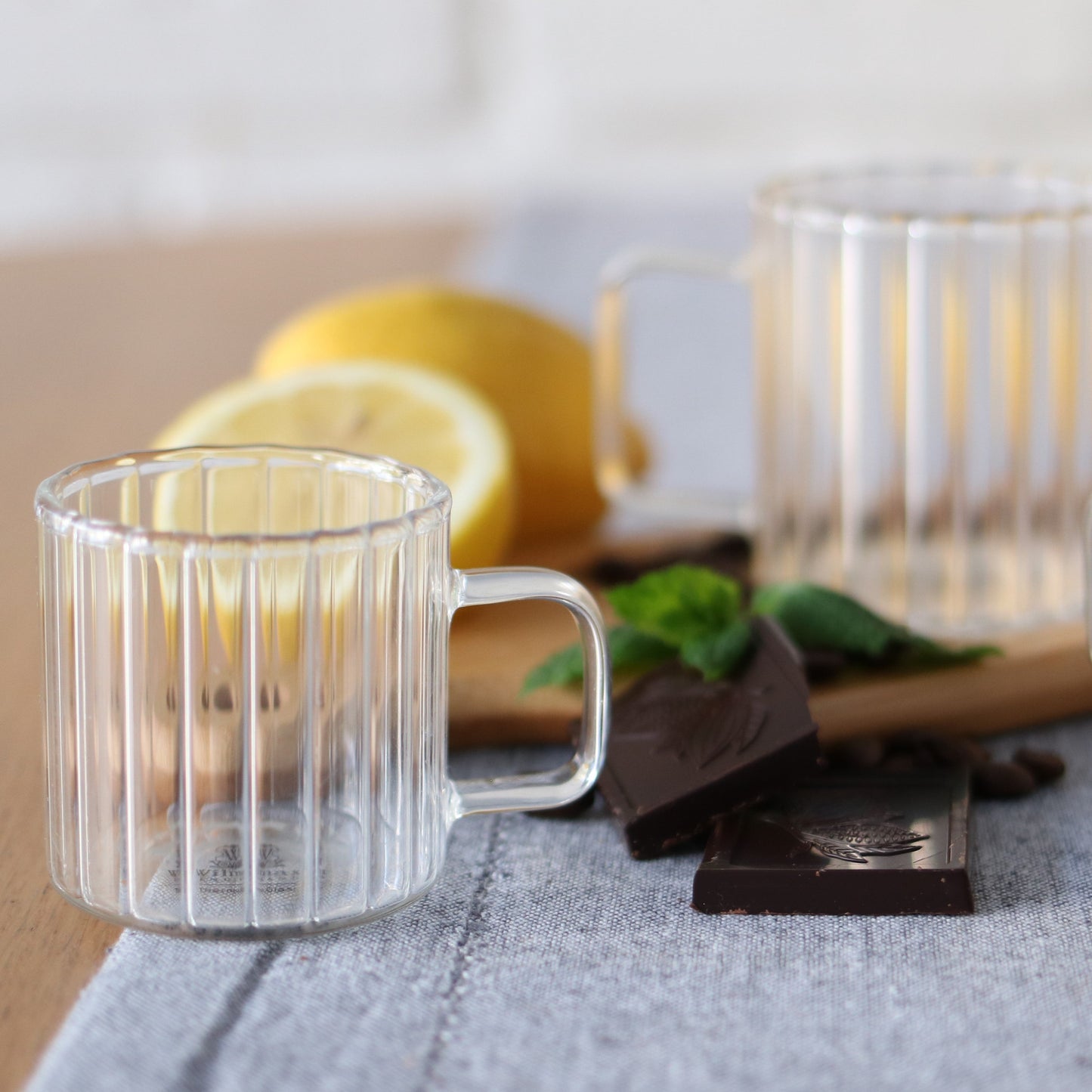 Wilmax Rillenbecher, 150 ml, 6er Set, WL-888613/A6