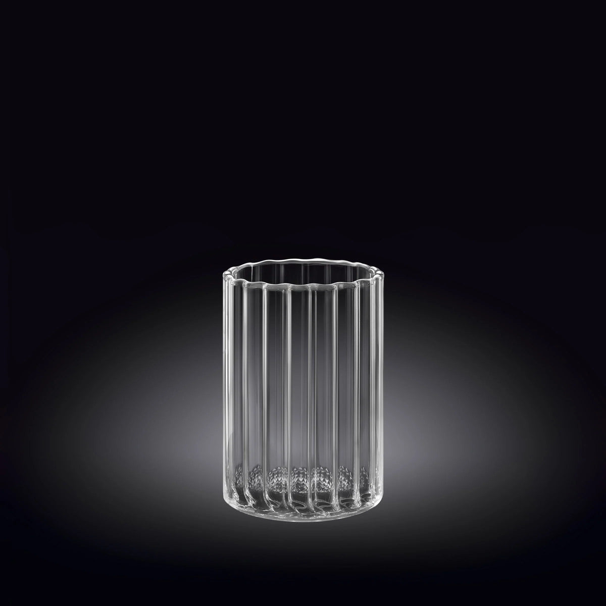 Wilmax Geribbeld Glas 200 ml Borosilicaat Transparant