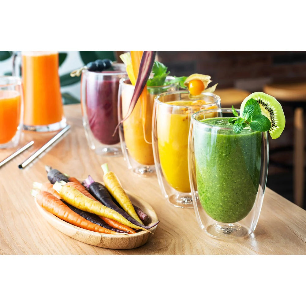 Wilmax Doppelwandiges Thermoglas, 400 ml, hitzebeständig – WL-888734/A