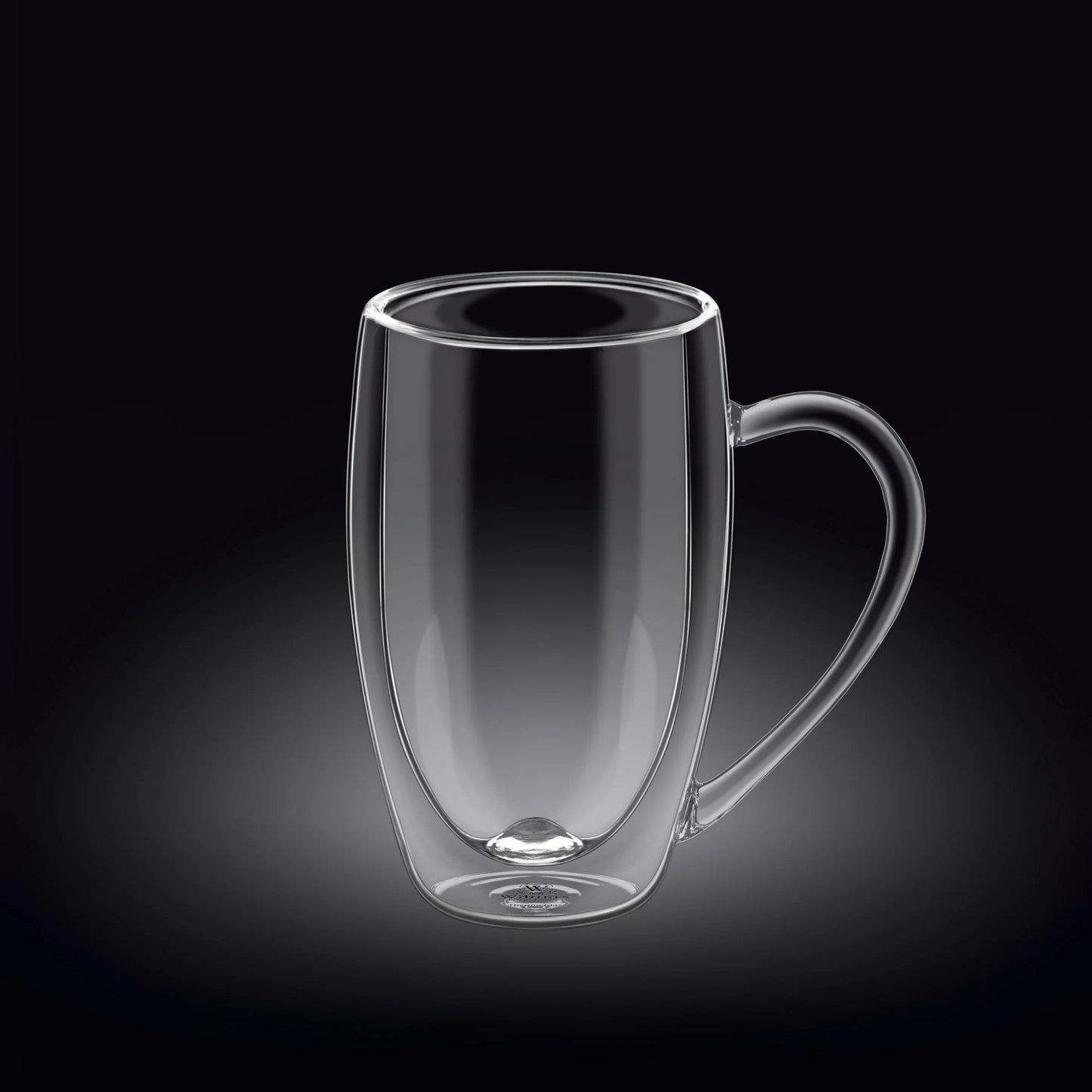 Wilmax Dubbelwandige Glazen Beker 300 ml Transparant