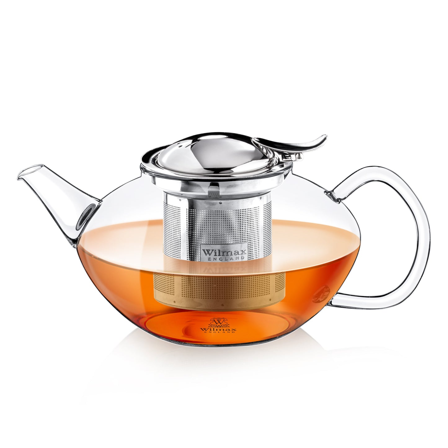 Wilmax Theepot 1550 ml Thermoglas RVS-filter WL-888806/A