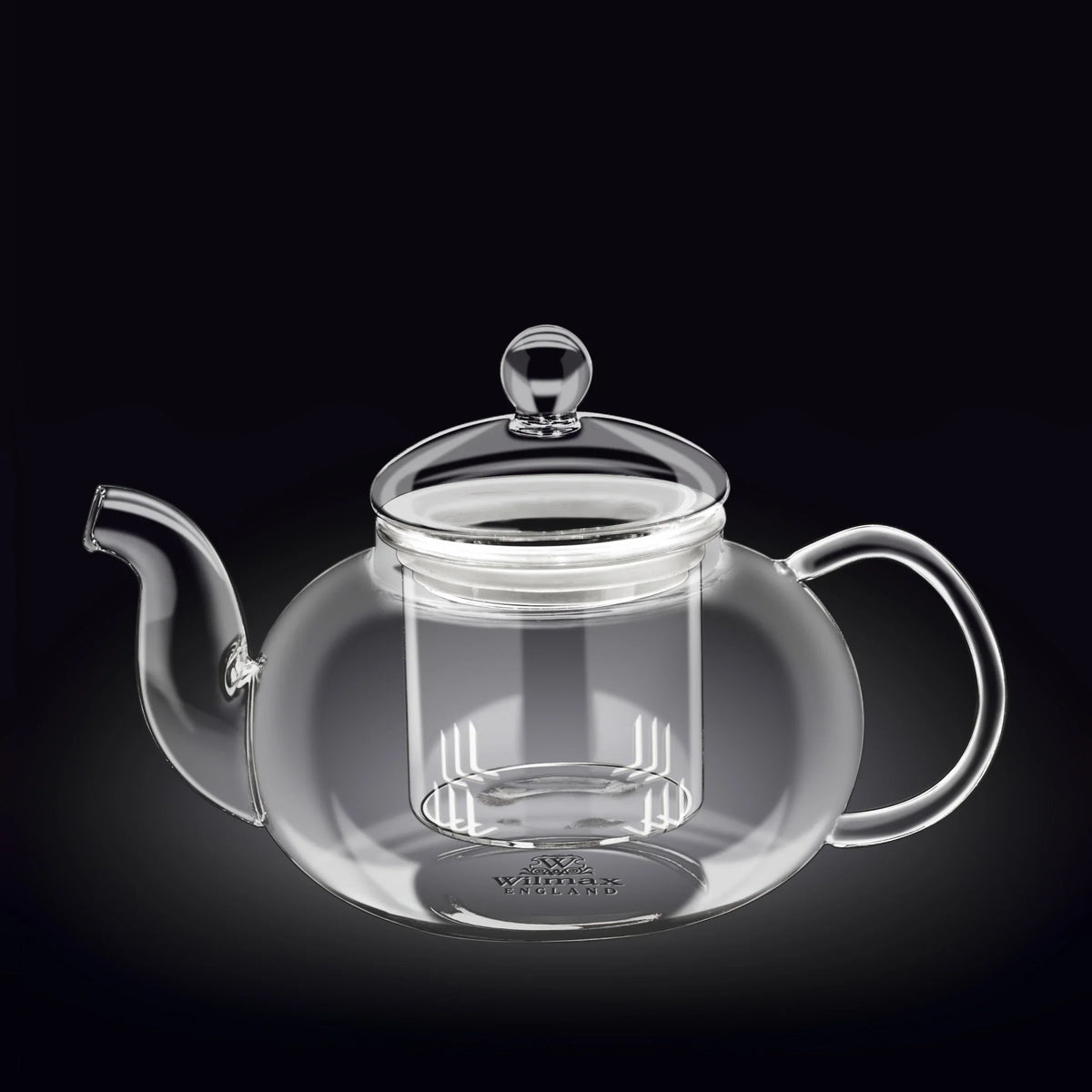 Wilmax England Glazen Theepot 900ml met Deksel Transparant