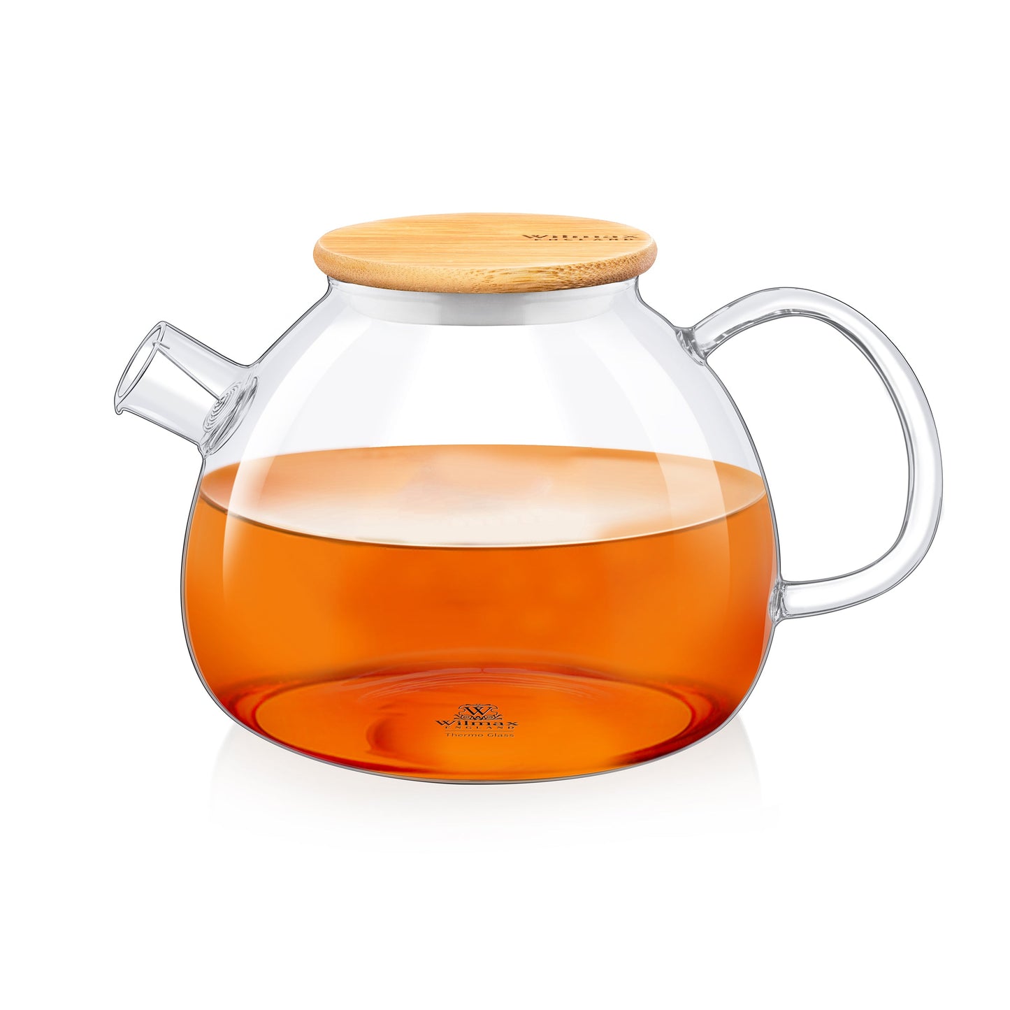 Wilmax Theepot 1500ml veervilter bamboe deksel WL-888825/A