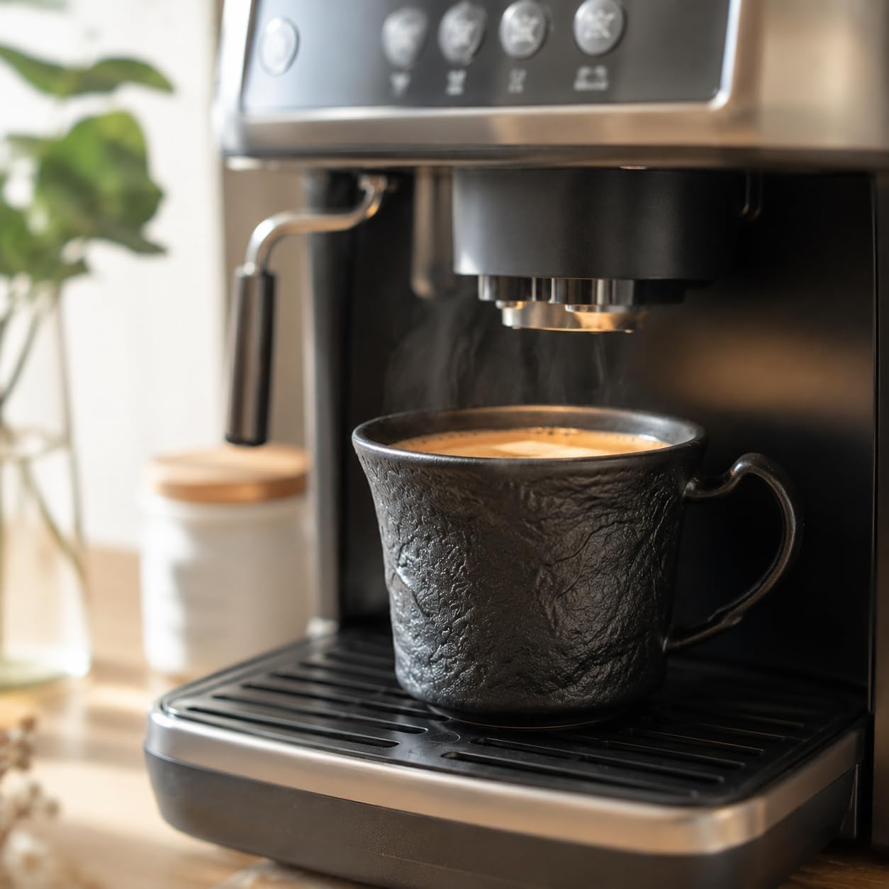 Wilmax Espressokopjes 75ml Zwart (2 st.) AB2