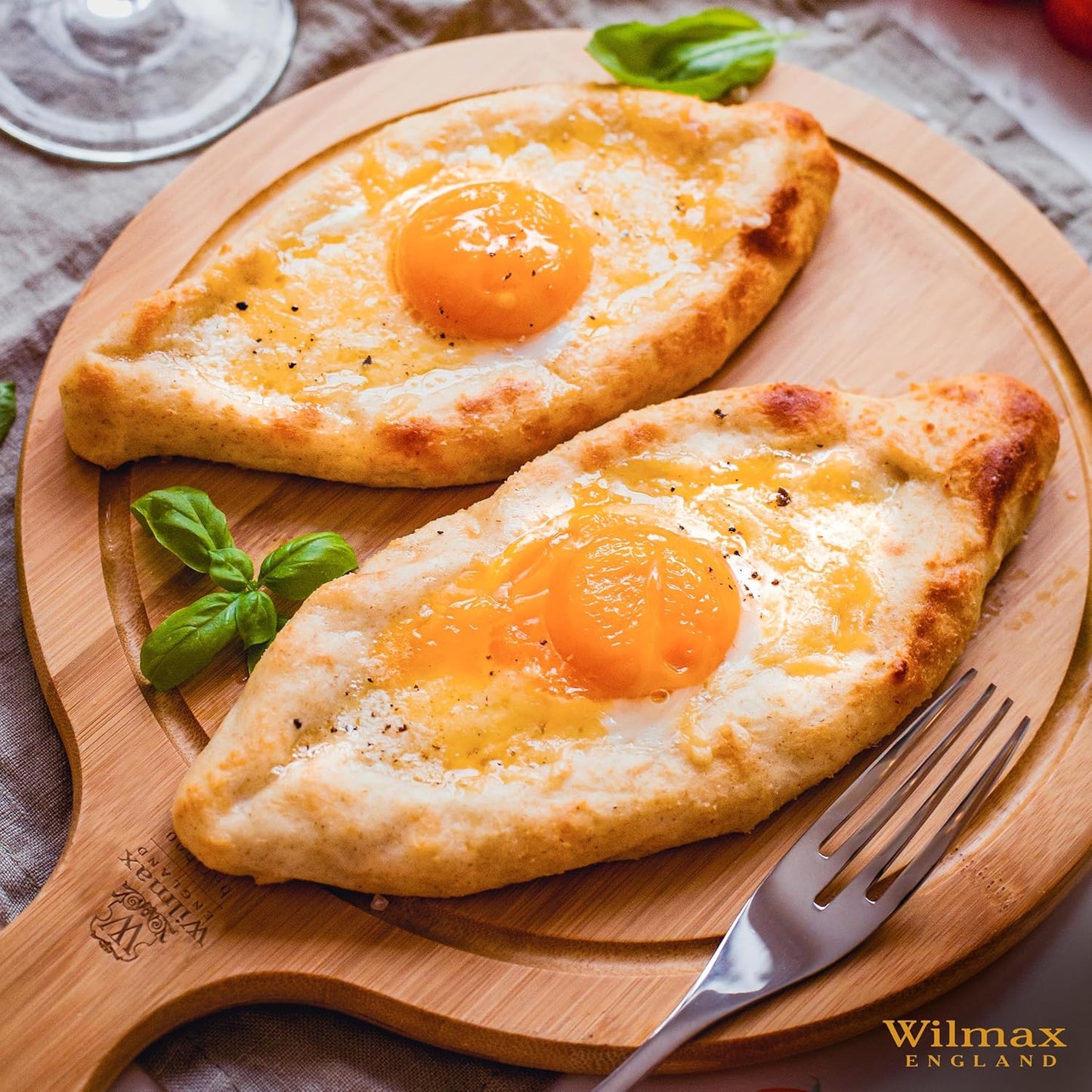 Wilmax Servierbrett mit Bambusgriff 34 x 25,5 cm – WL-771099/A