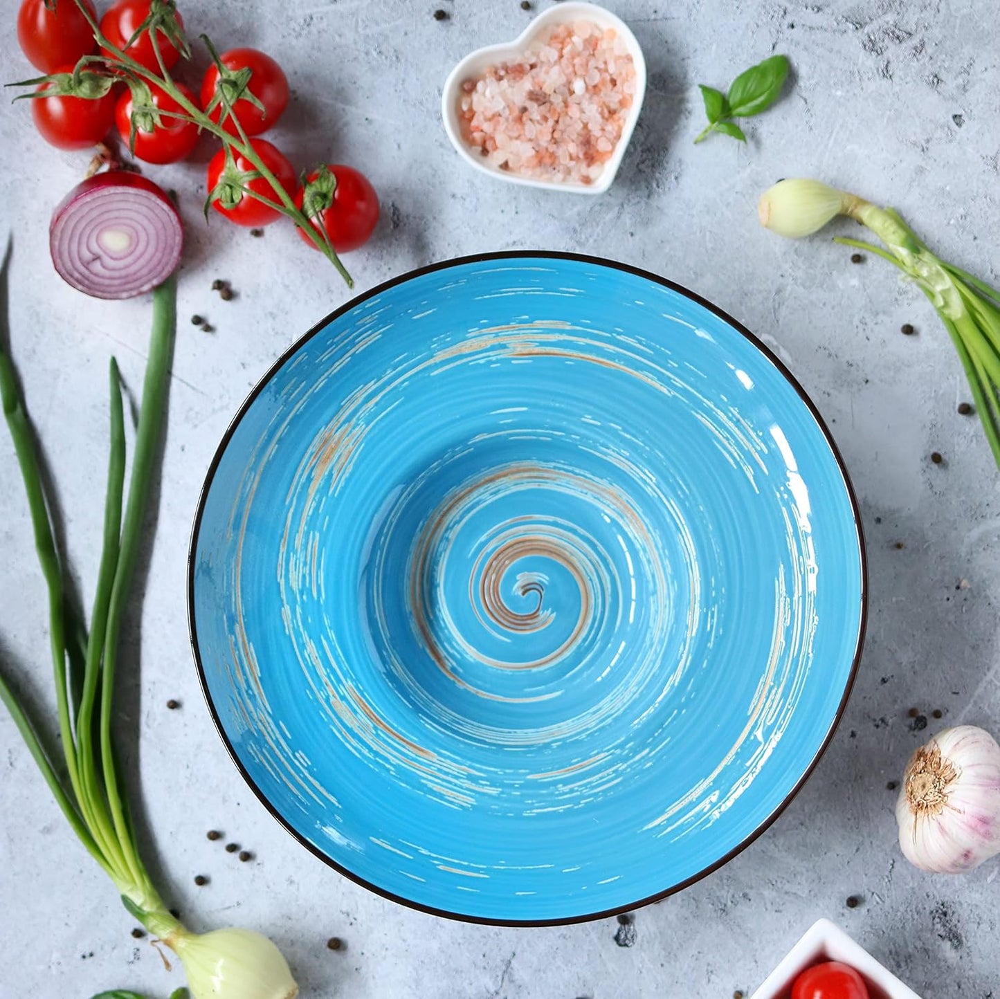 Wilmax Tiefer Teller, 24 cm, 200 ml, 2er Set, WL-669625/A2