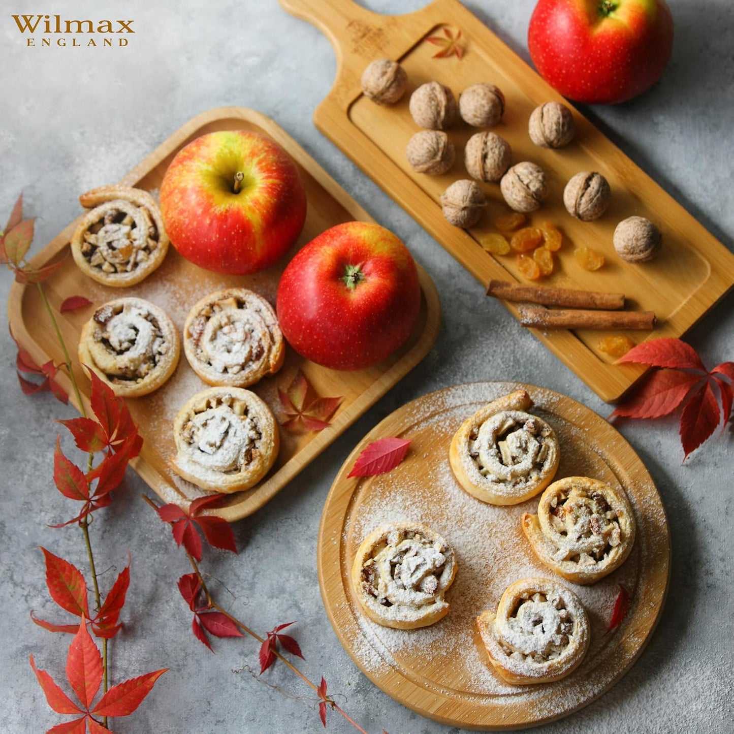 Wilmax Bambus Counter, 20.5 x 20.5 cm, 2er Set, WL-771021/A2